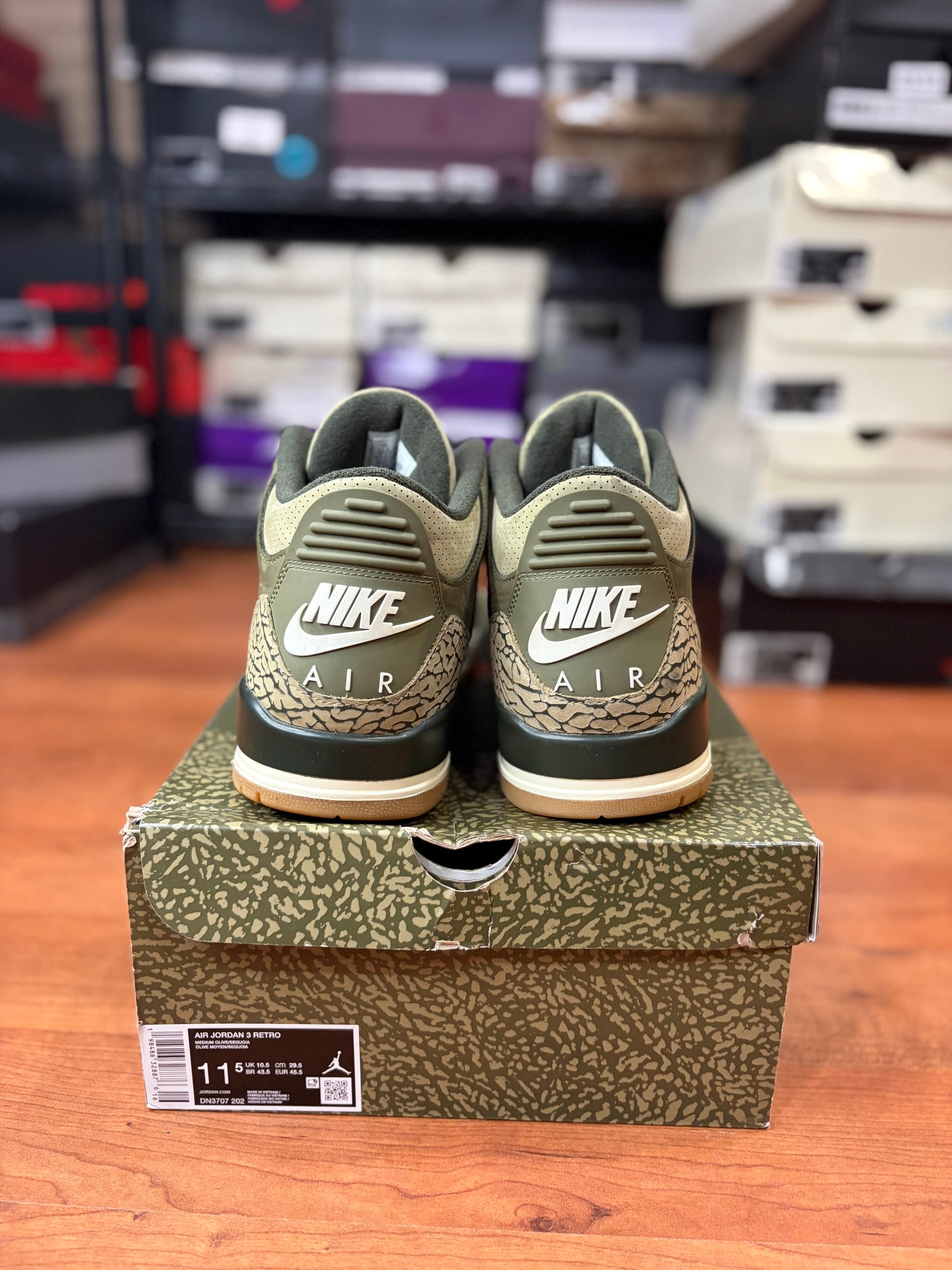 Jordan Retro 3 Family Affair (Size 11.5 Mens)
