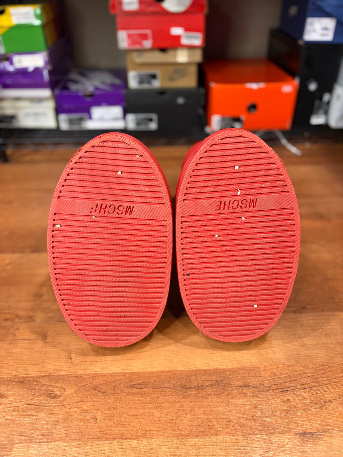 MSCHF Big Red Boots (Size 8 Mens)