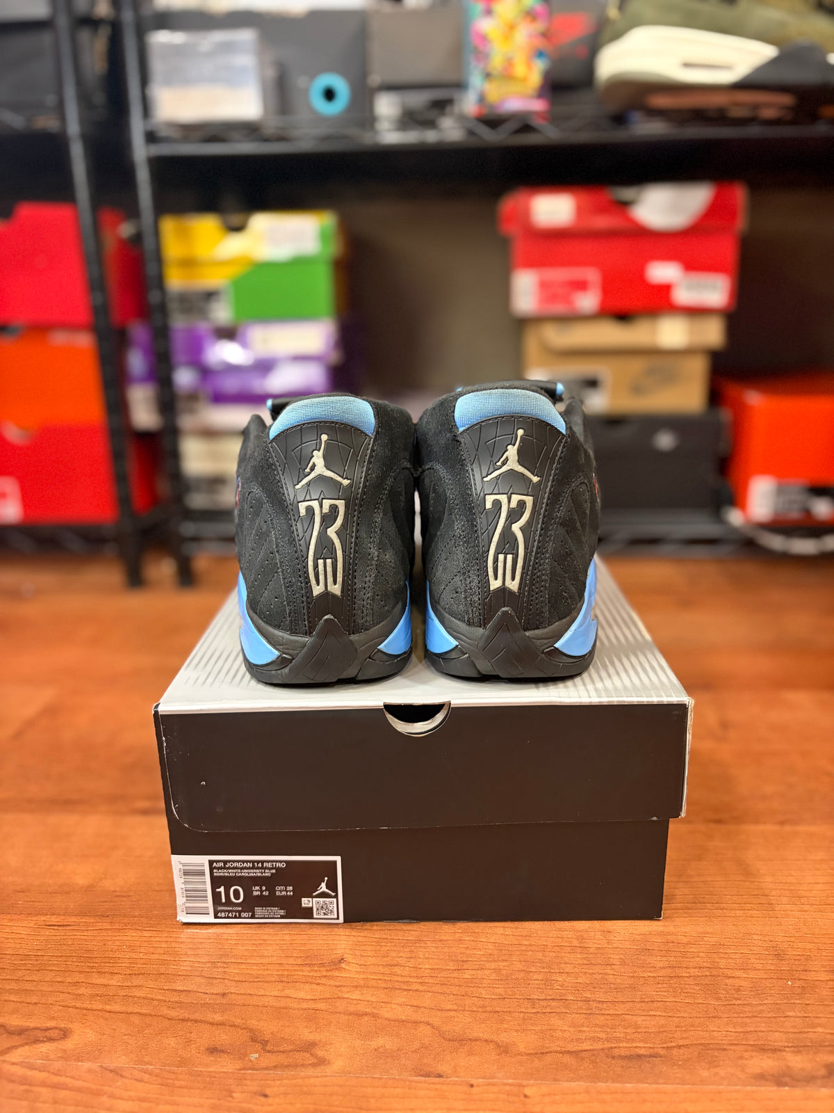 AJ14 Retro University Blue (Size 10 Mens)