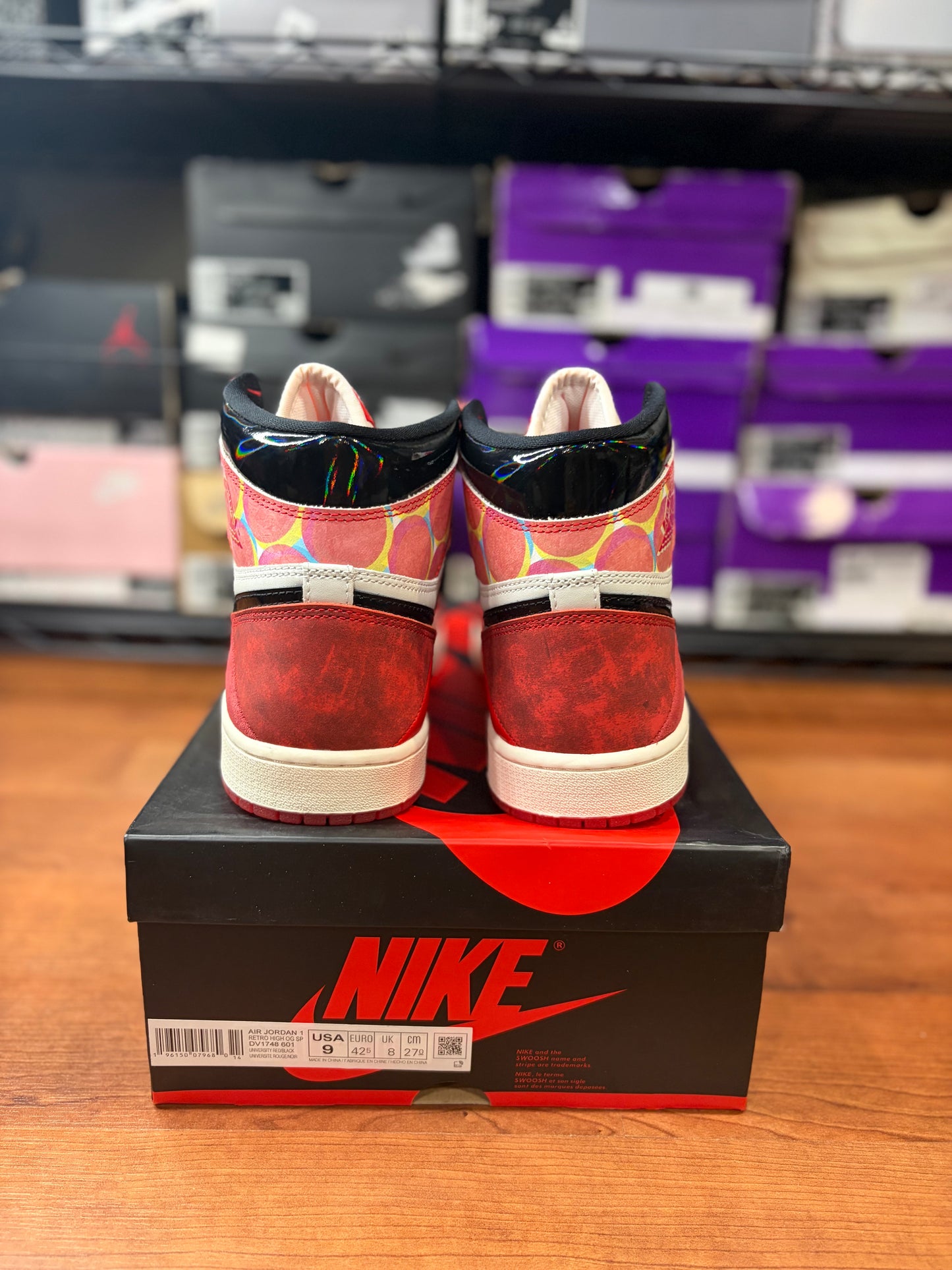 Jordan Retro 1 Across the Spider-Verse (Brand New - 9M)