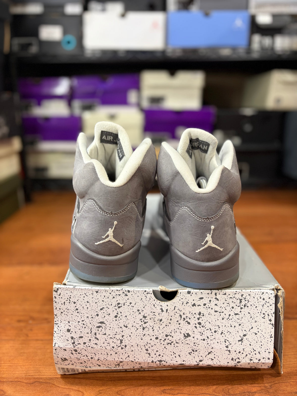 Jordan Retro 5 Wolf Grey (Size 10 Mens)