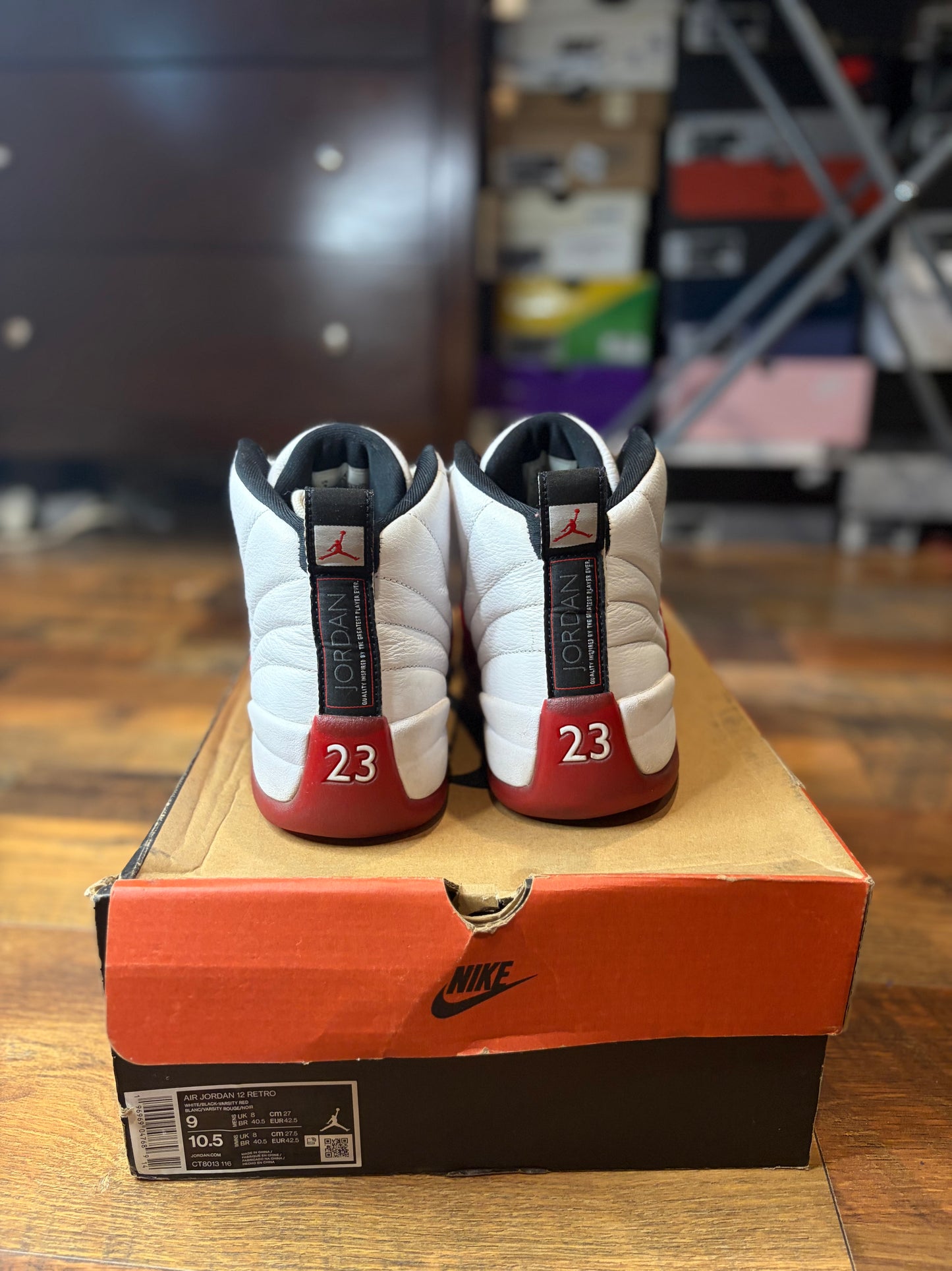 Jordan Retro 12 Cherry (Size 9 Mens)