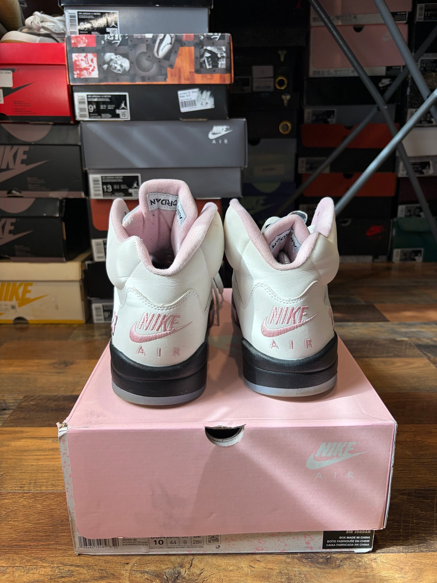 Jordan Retro 5 Soft Pink (Size 10 Mens)
