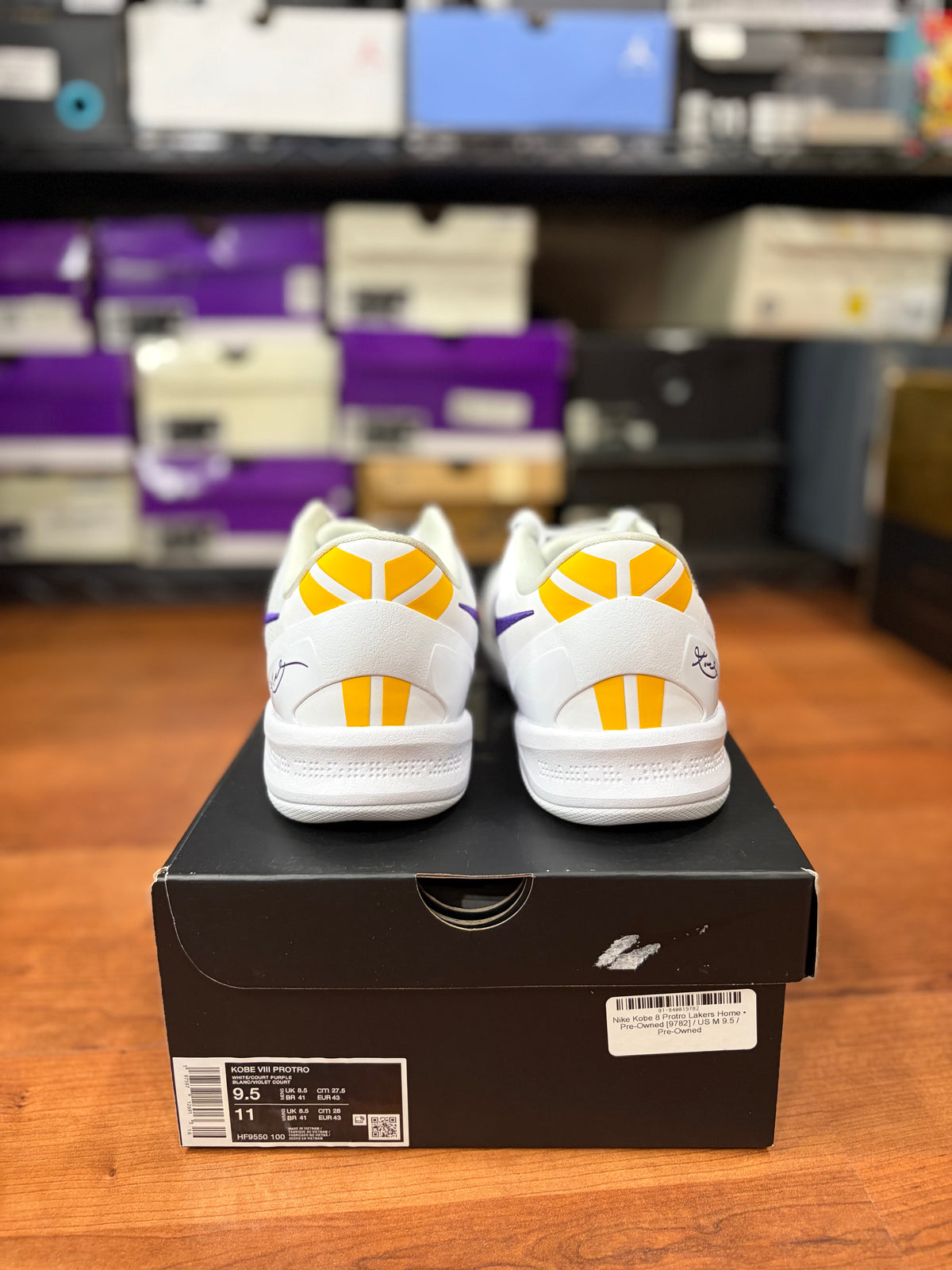 Nike Kobe 8 Protro Laker Home (Size 9.5 Mens)