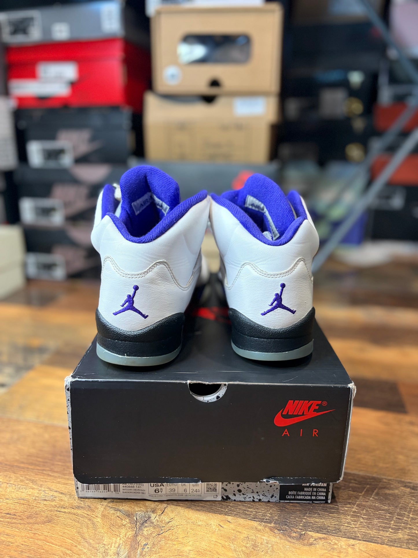 Jordan Retro 5 Concord (Size 6.5Y)
