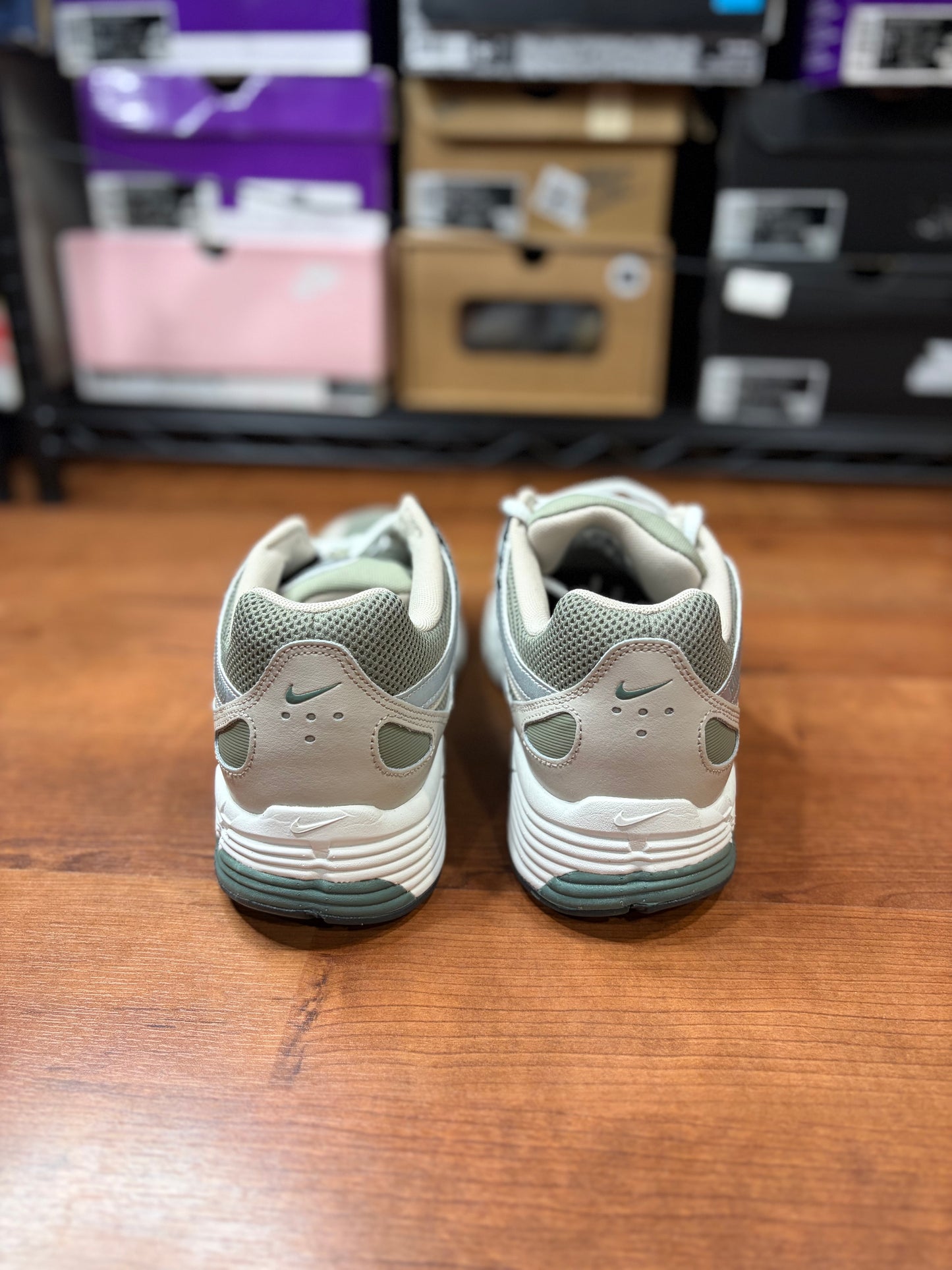 Nike P-6000 Clay Green Cream Silver (Brand New - 11.5M)