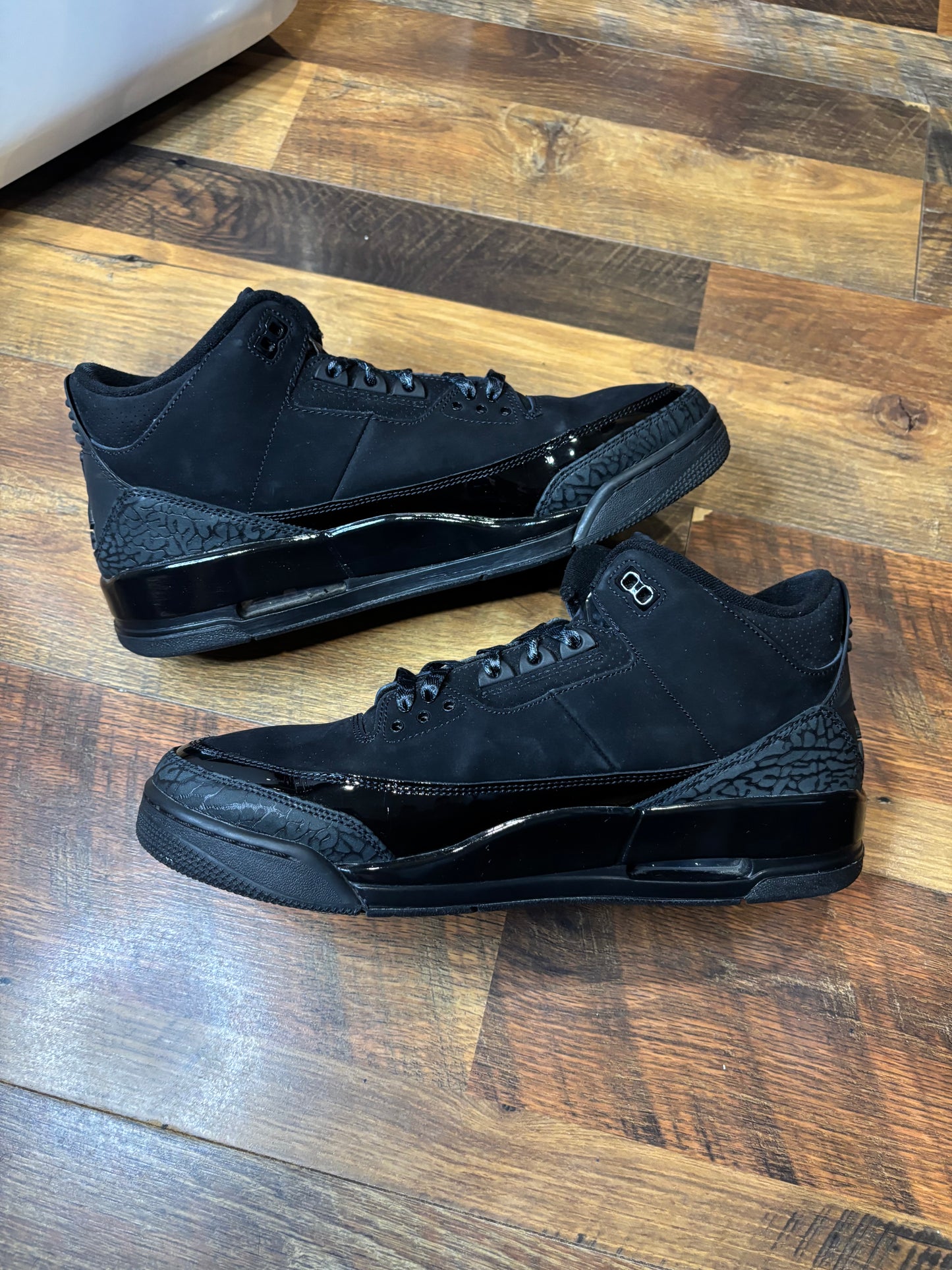 Jordan Retro 3 Black Cat (Size 12 Mens)