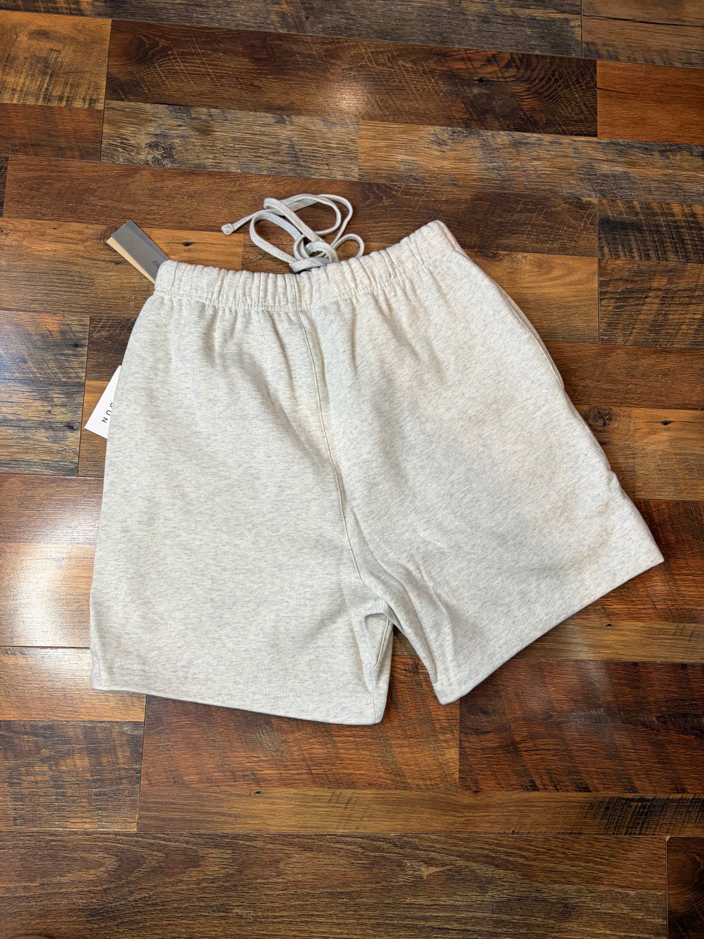 Essentials Fear of God Light Oatmeal Shorts (Brand New - Small)