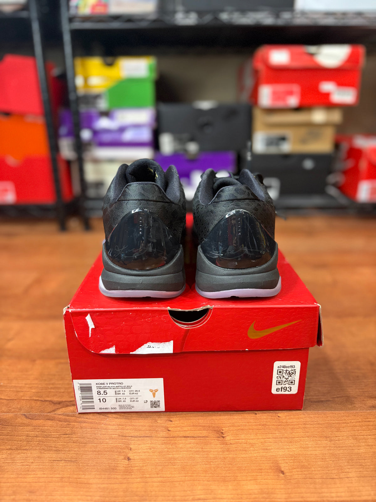 Kobe 5 Protro Eggplant (Size 8.5 Mens)