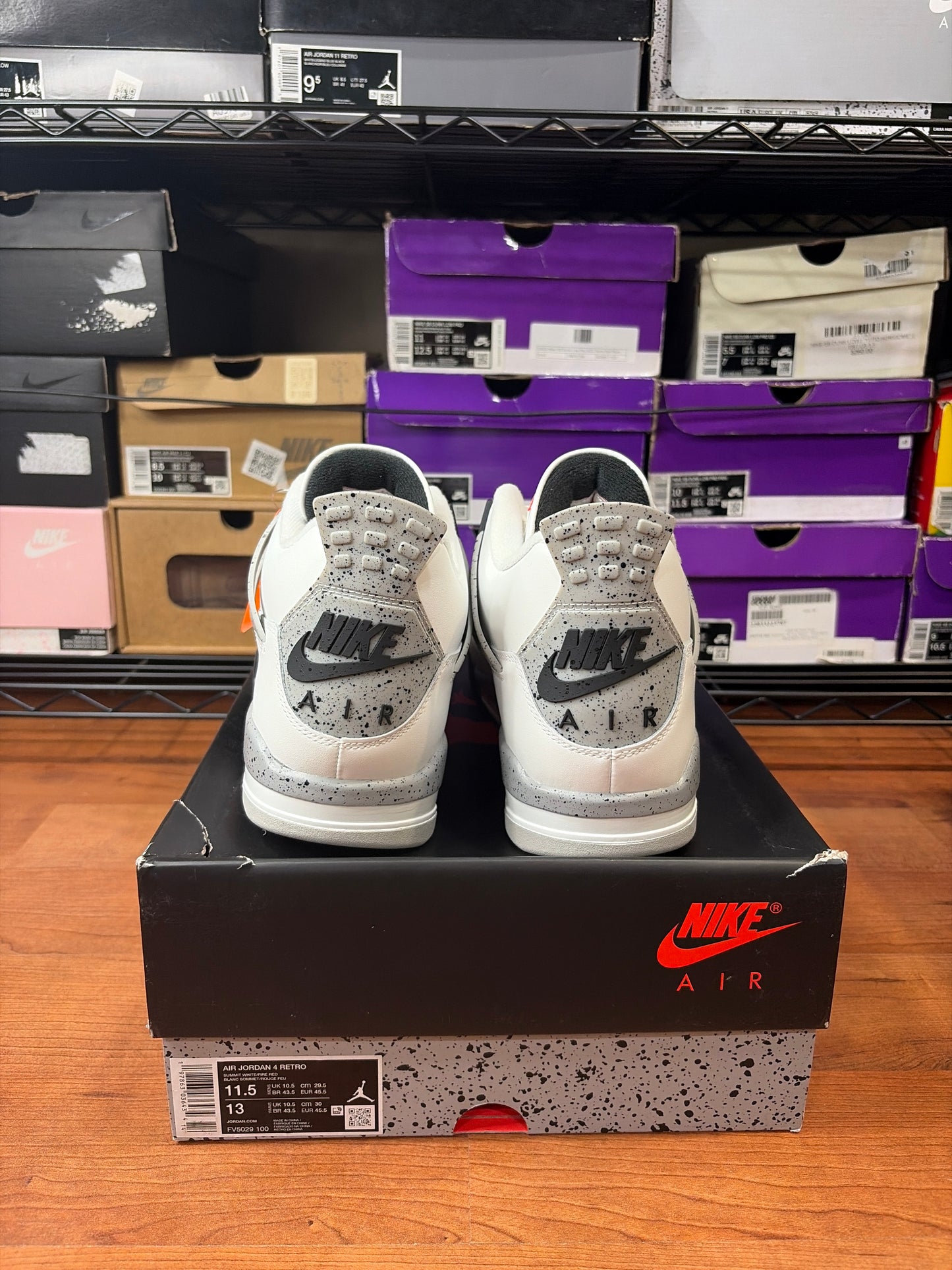 Jordan Retro 4 White Cement (Brand New - 11.5M)
