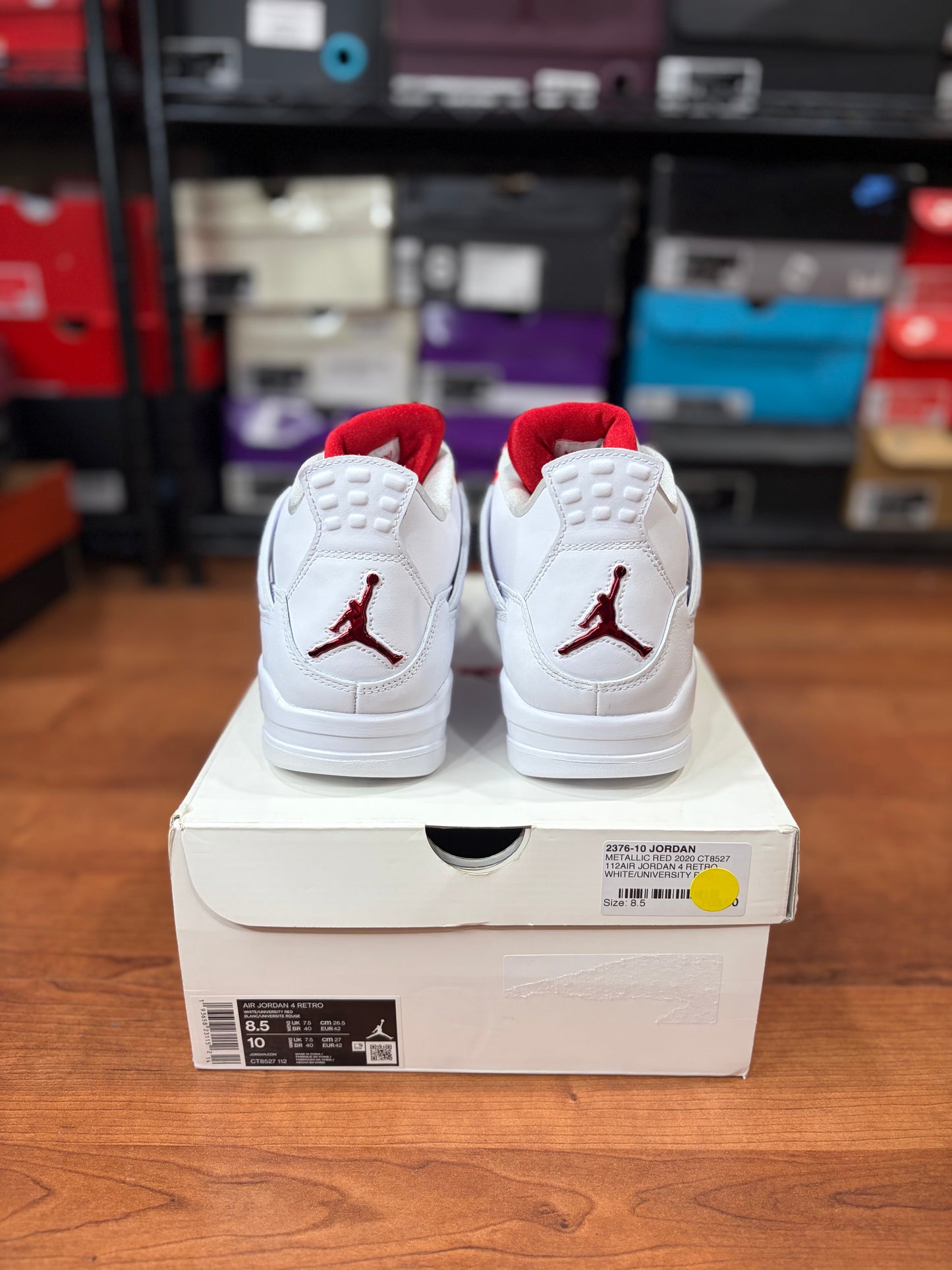 Jordan Retro 4 Red Metallic (Brand New - 8.5M)