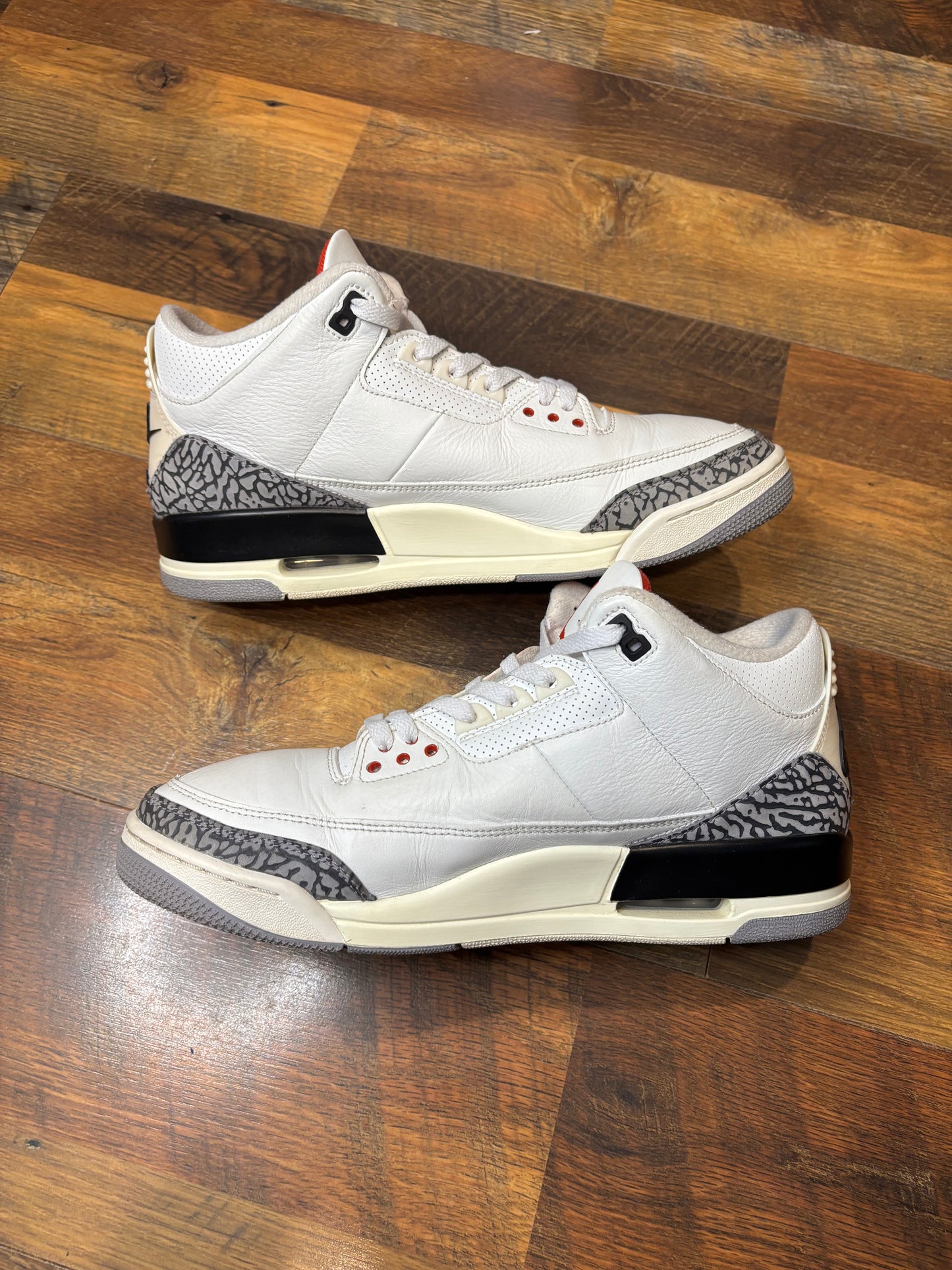 Jordan Retro 3 Reimagined White Cement (Size 11.5 Mens)
