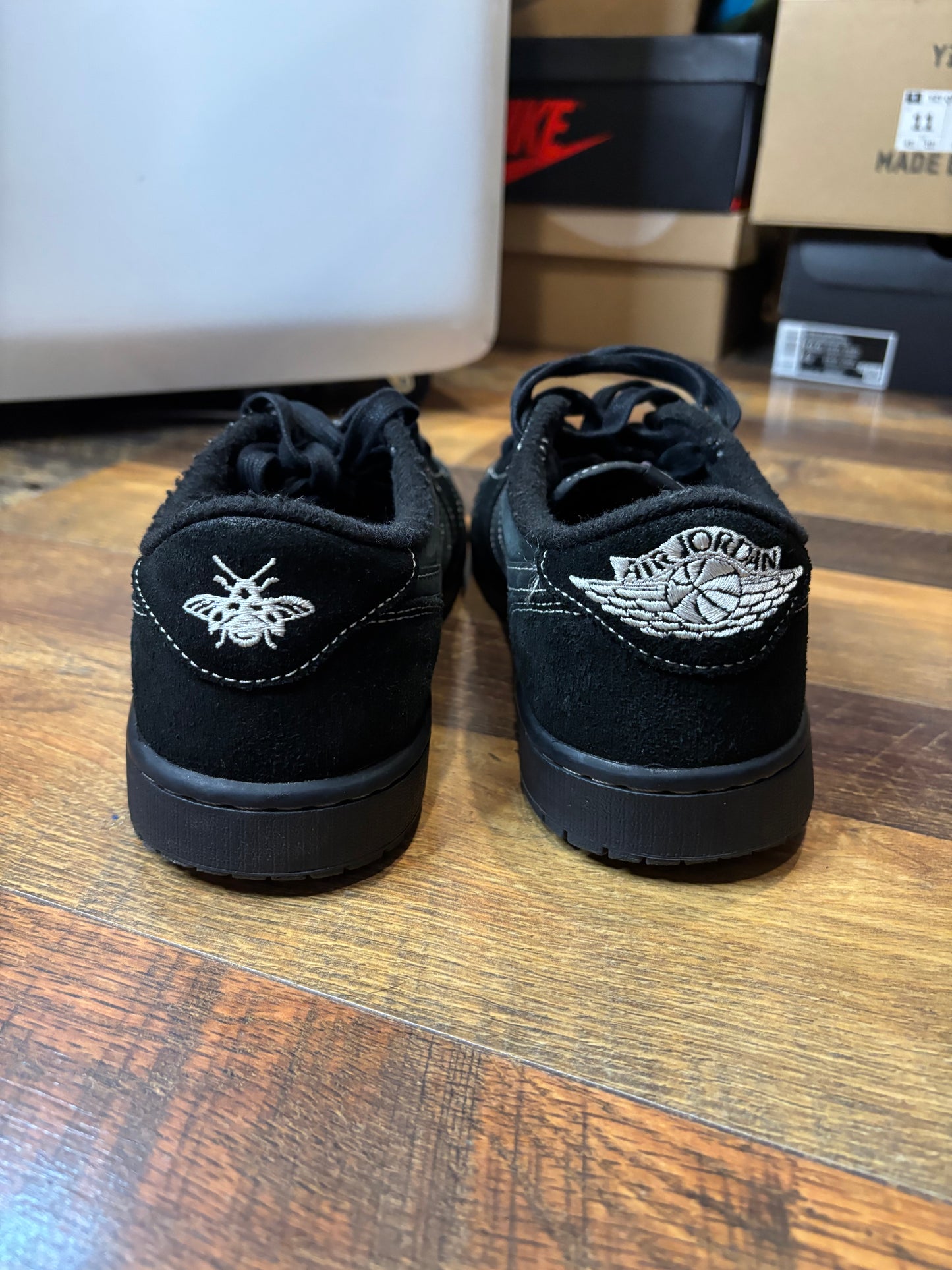 Jordan Retro 1 Low Travis Scott Black Phantom (Size 8 Mens)