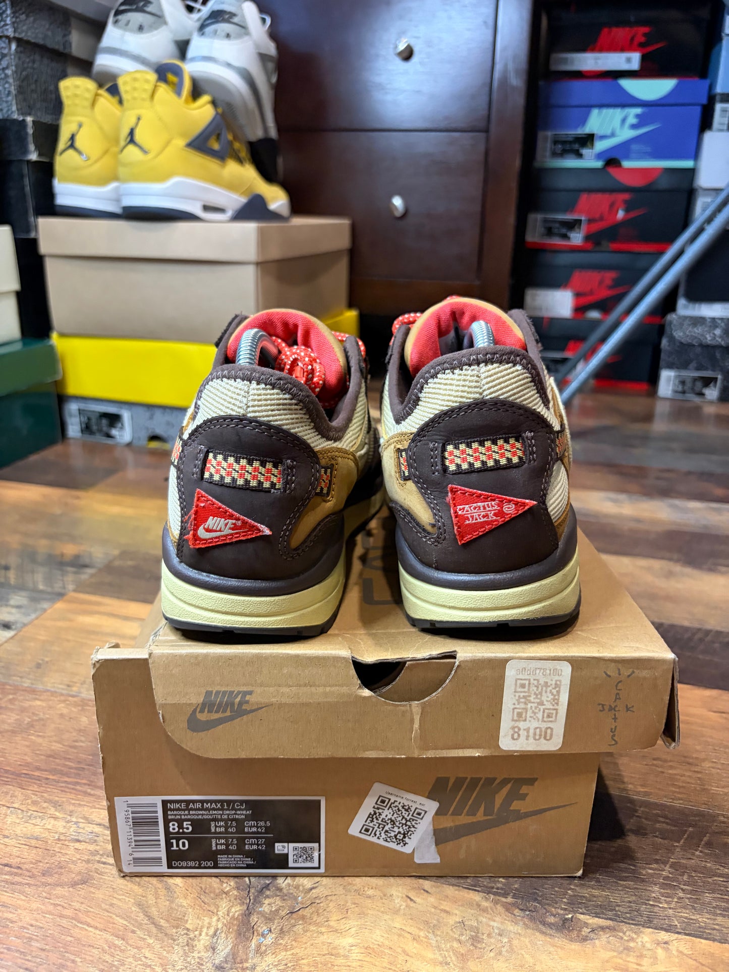 Nike Air Max 1 Travis Scott Baroque Brown (Size 8.5 Mens)