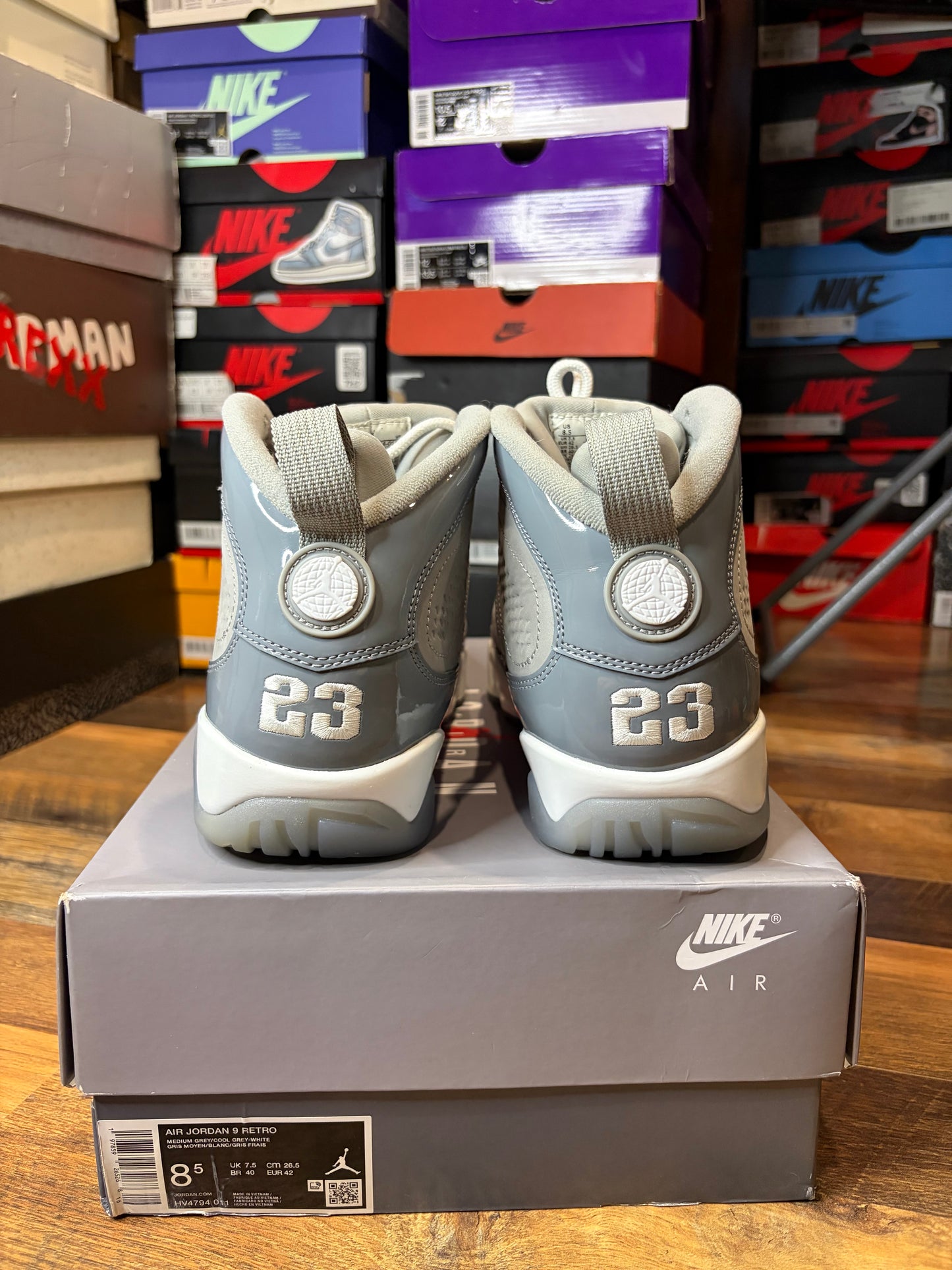 Jordan Retro 9 Cool Grey (Size 8.5 Mens)