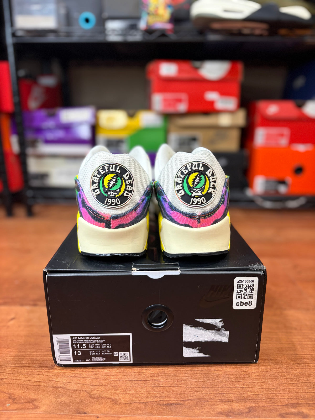 Air Max 90 Grateful Dead University of Oregon (Size 11.5 Mens)