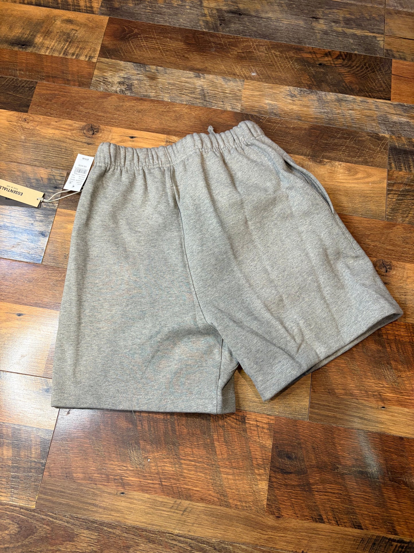 Essentials Fear of God Dark Oatmeal Shorts (Brand New - Size XS)