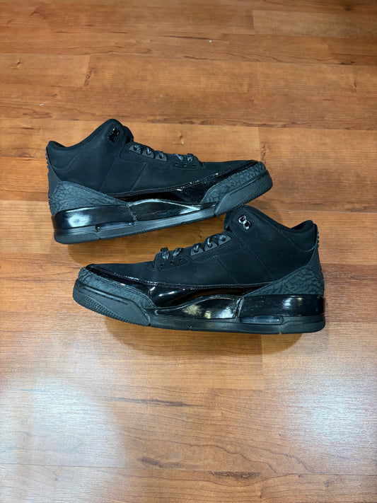 AJ3 Retro Black Cat (Size 12 Mens)