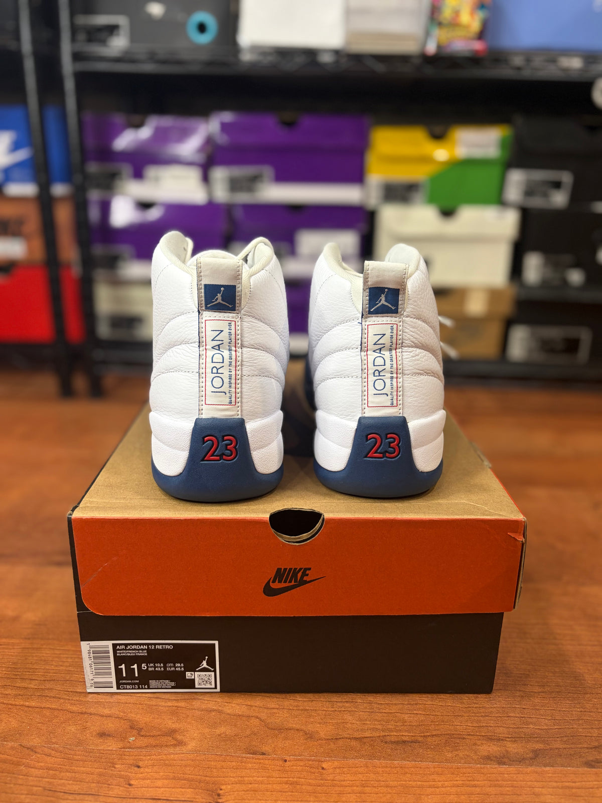 AJ12 Retro French Blue (Size 11.5 Mens)