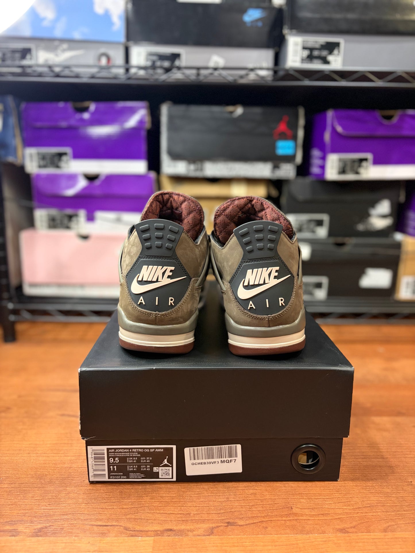 Jordan Retro 4 A Ma Maniere Mocha (Brand New - 9.5M)