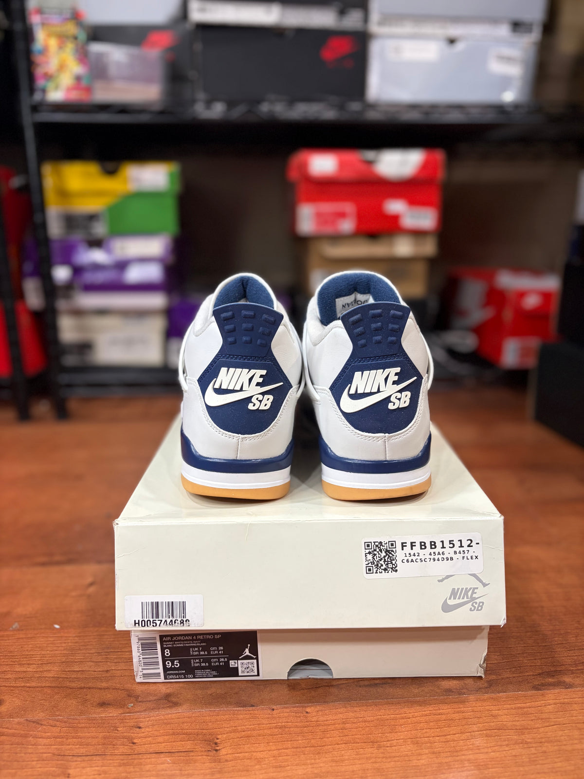 AJ4 Retro SB Navy (Size 8 Mens)