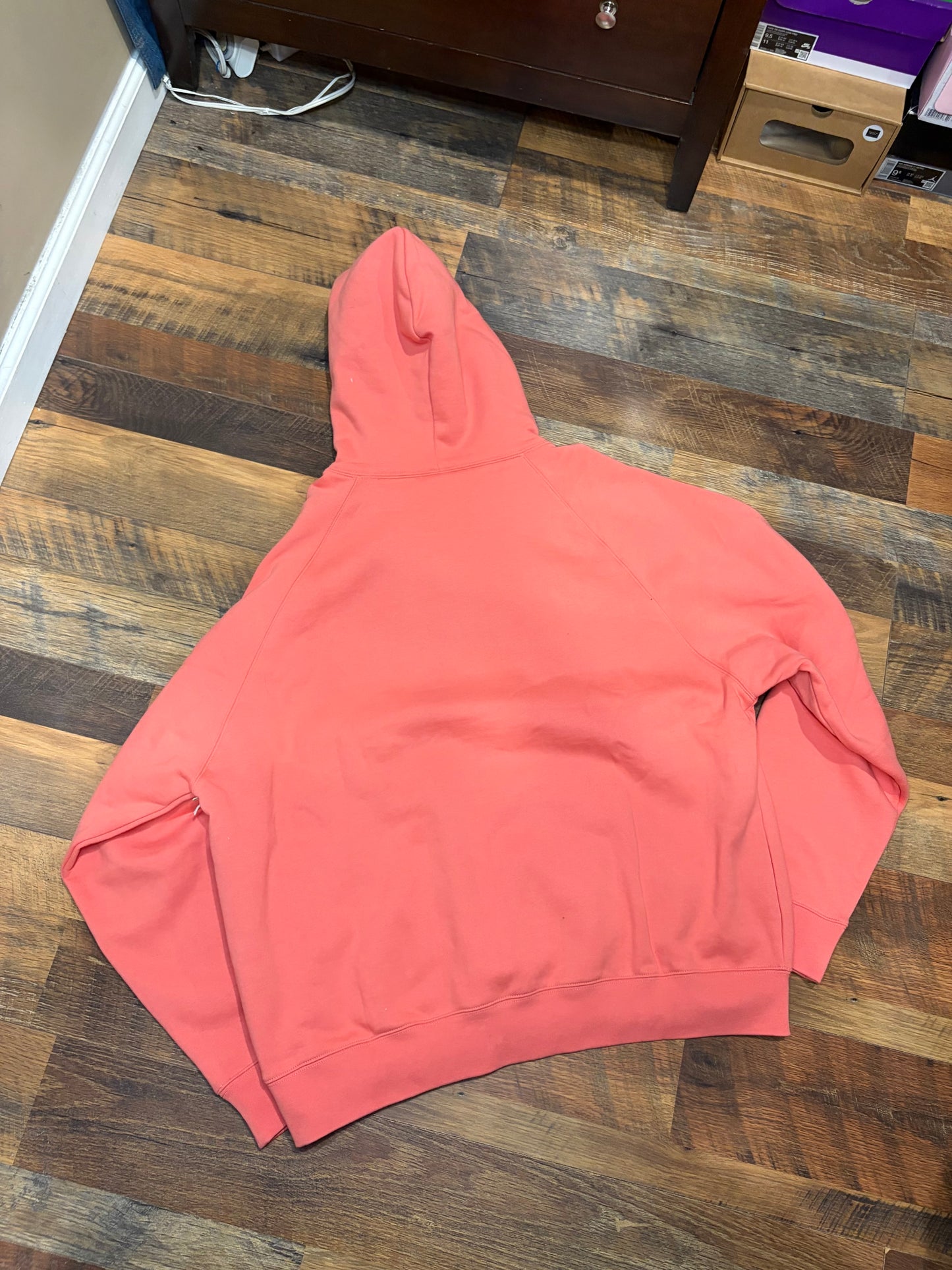Essentials Fear of God Coral Hoodie (Brand New - Large)