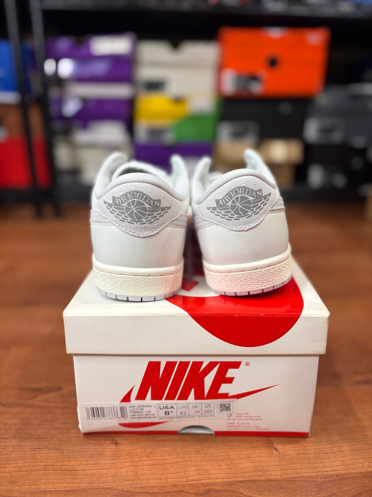 AJ1 Low Retro Neutral Grey 85’ (DS - Size 8.5M)
