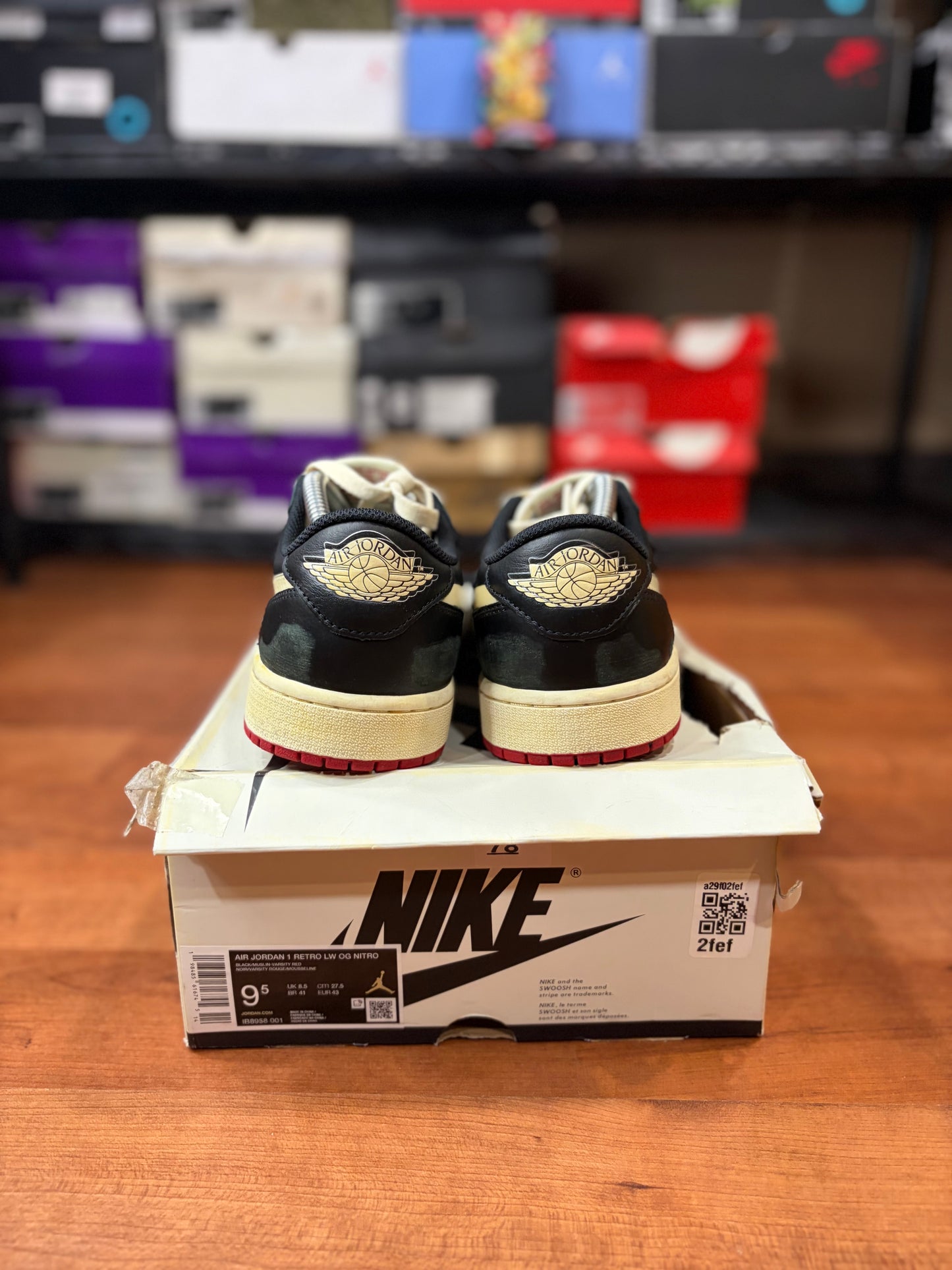 Jordan Retro 1 Low Nigel Sylvester (Size 9.5 Mens)