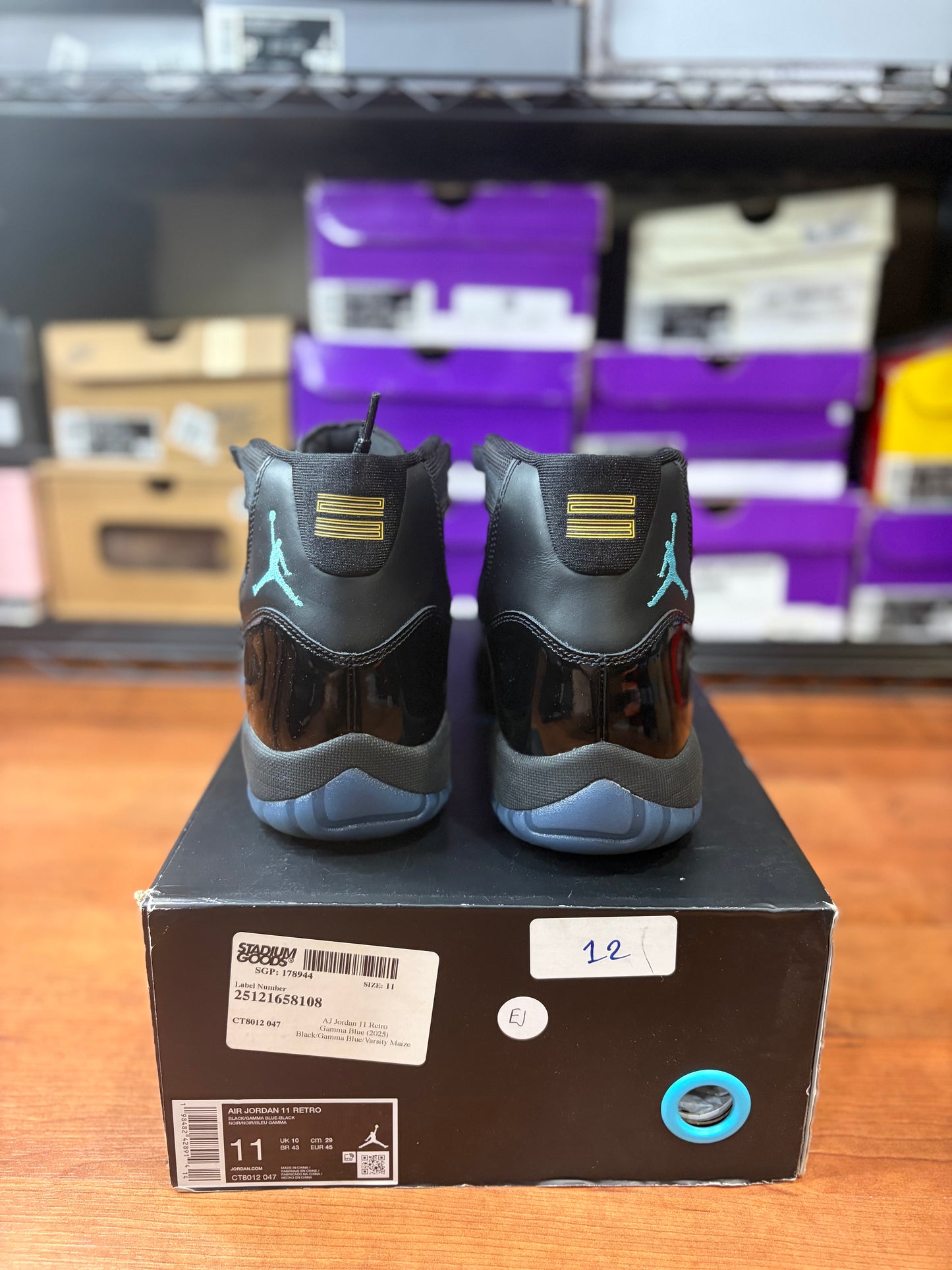 Jordan Retro 11 Gamma Blue (Size 11 Mens)