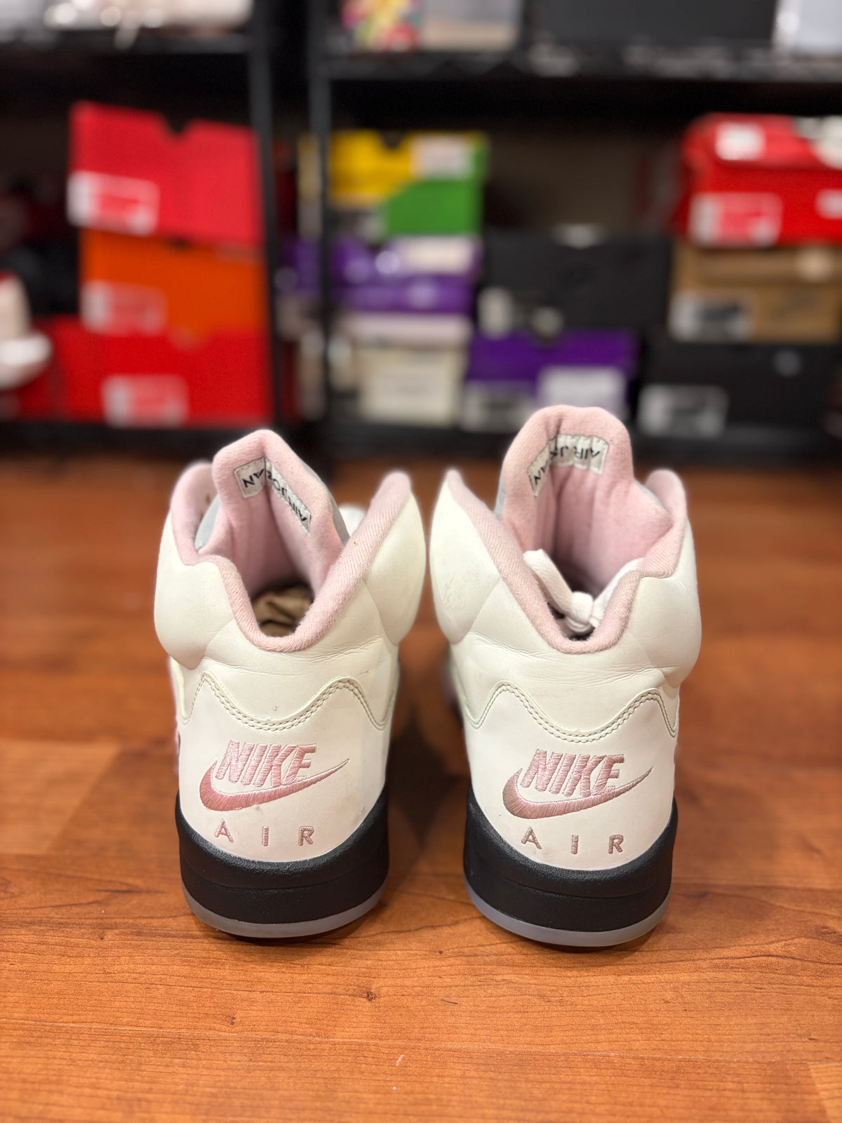 AJ5 Retro Soft Pink (Size 13 Mens)