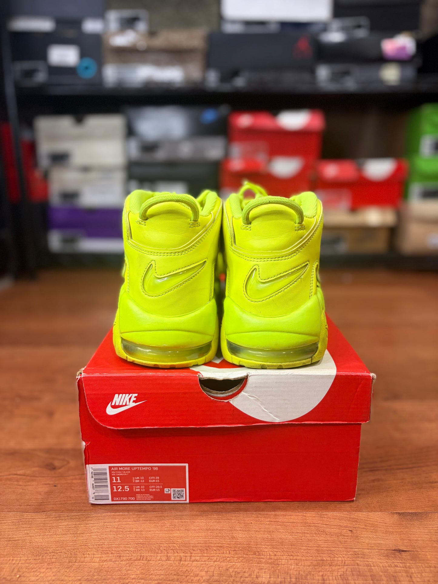 Nike Air More Uptempo 96’ Volt (Size 11 Mens)