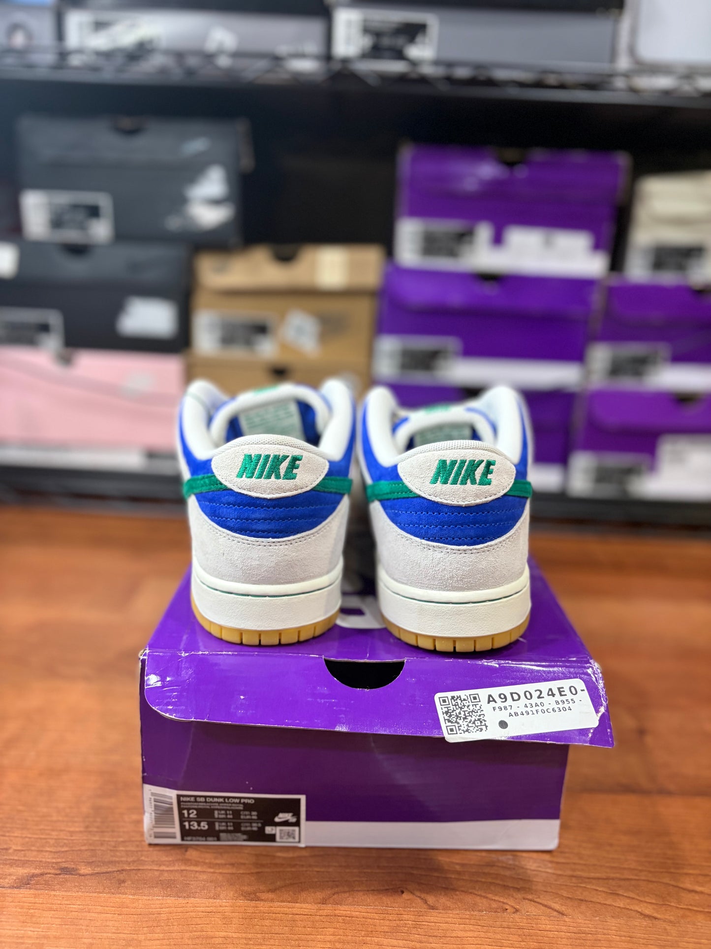 Nike Dunk Low SB Hyper Royal Malachite (Brand New - 12M)