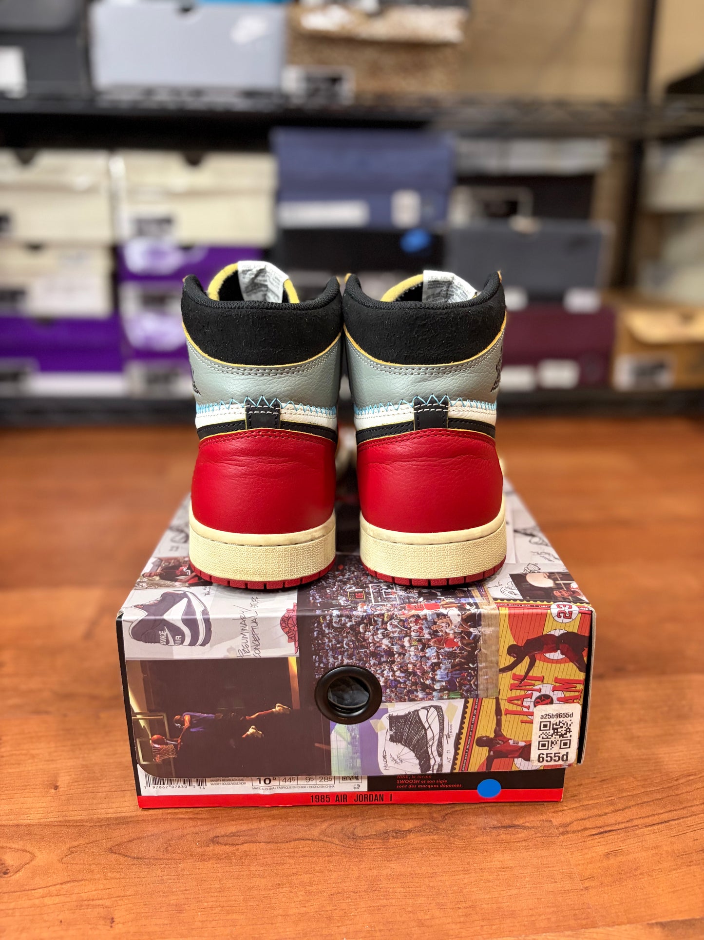 Jordan Retro 1 Union Chicago Shadow (Size 10.5 Mens)