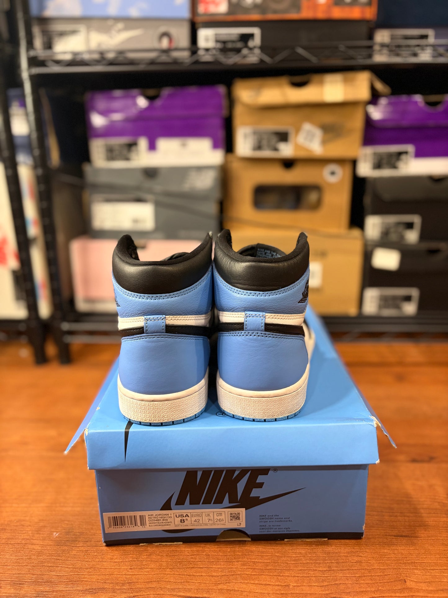 Jordan Retro 1 UNC Toe (Size 8.5 Mens)