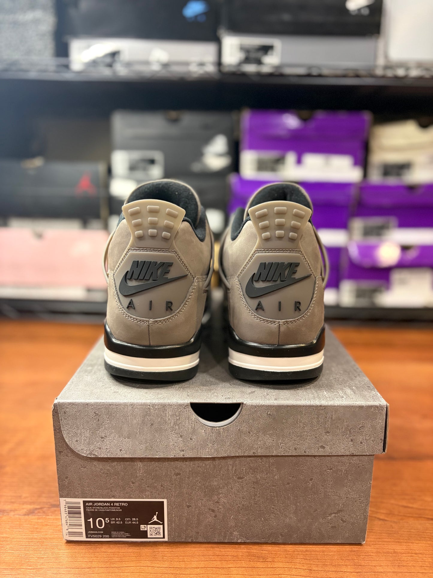 Jordan Retro 4 Cave Stone (Brand New - 10.5M)
