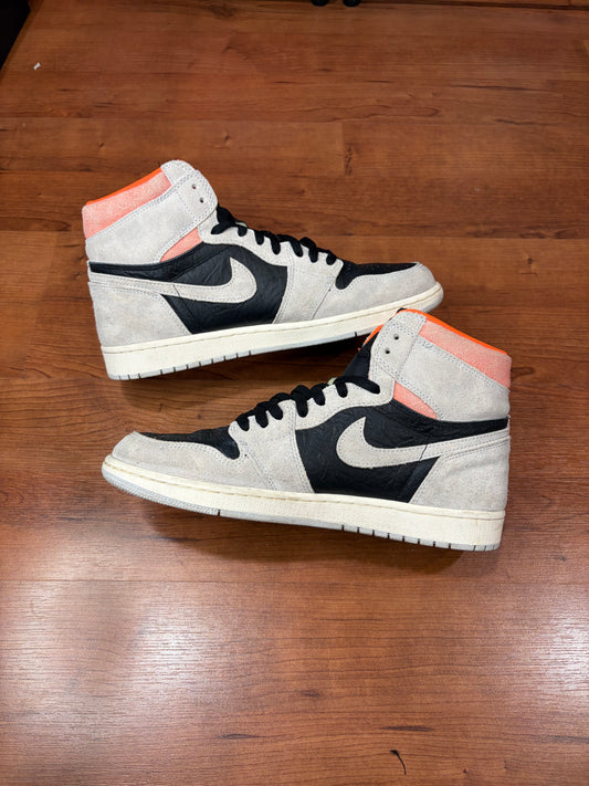 Jordan Retro 1 Neutral Grey Crimson (Size 11 Mens)