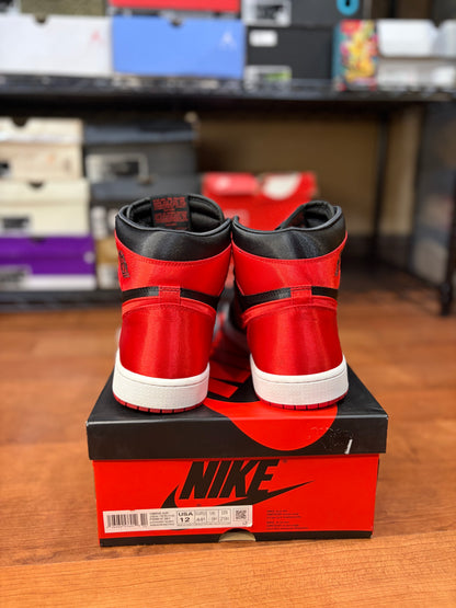 Jordan Retro 1 Satin Bred (Size 12W / 10.5M)