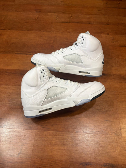 Jordan Retro 5 White Metallic (Size 11.5 Mens)