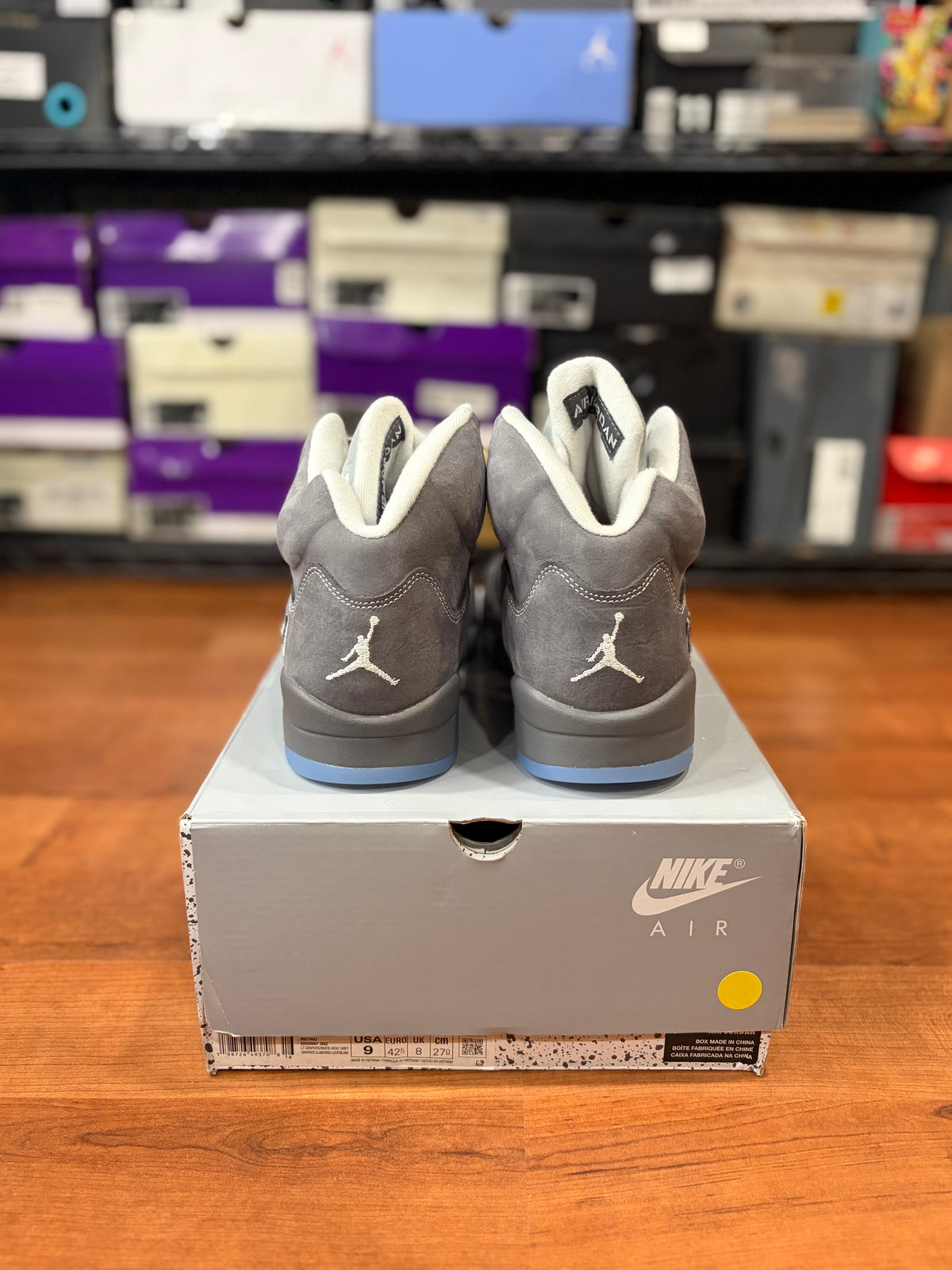 AJ5 Retro Wolf Grey (Brand New - Mens Size)