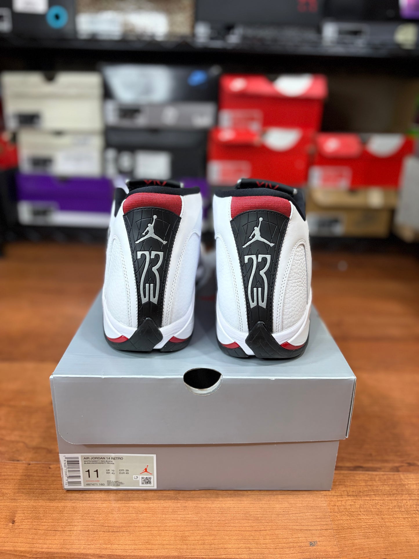 Jordan Retro 14 Black Toe (Size 11 Mens)