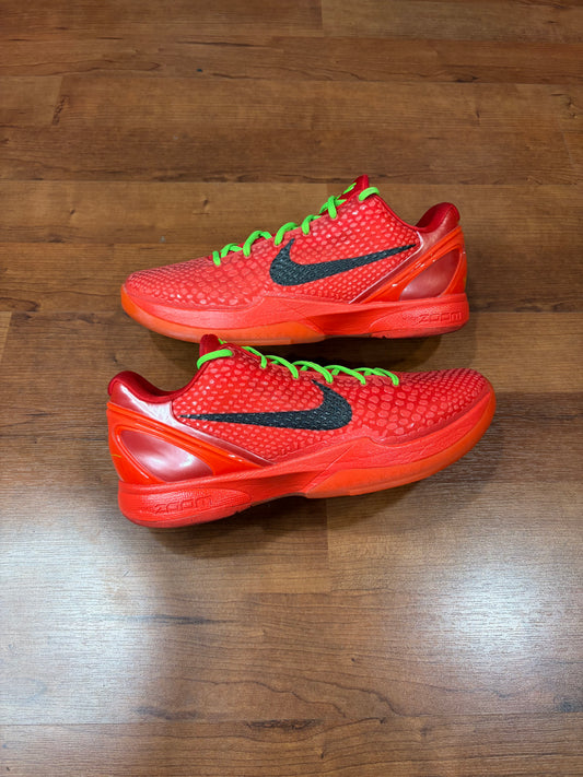 Kobe 6 Protro Reverse Grinch (Size 13 Mens)