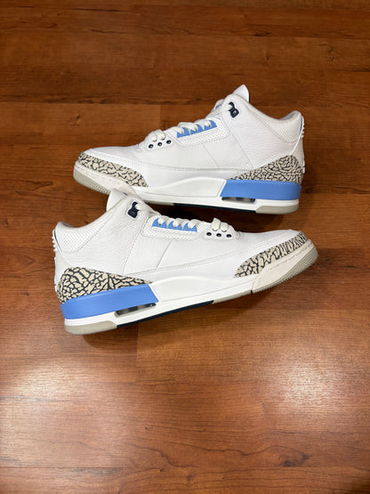 Jordan Retro 3 UNC (Size 11.5 Mens)