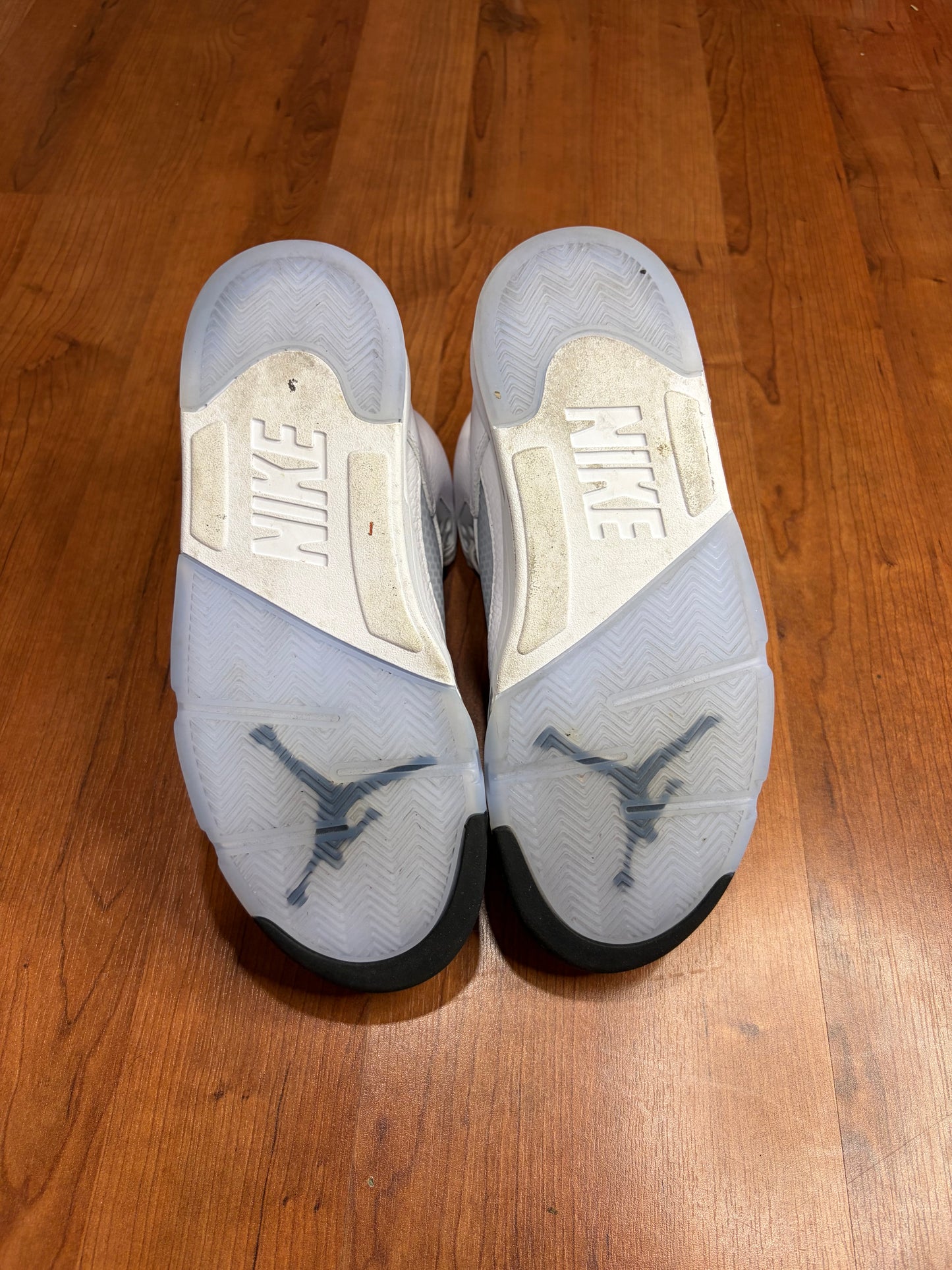Jordan Retro 5 White Metallic (Size 9 Mens)