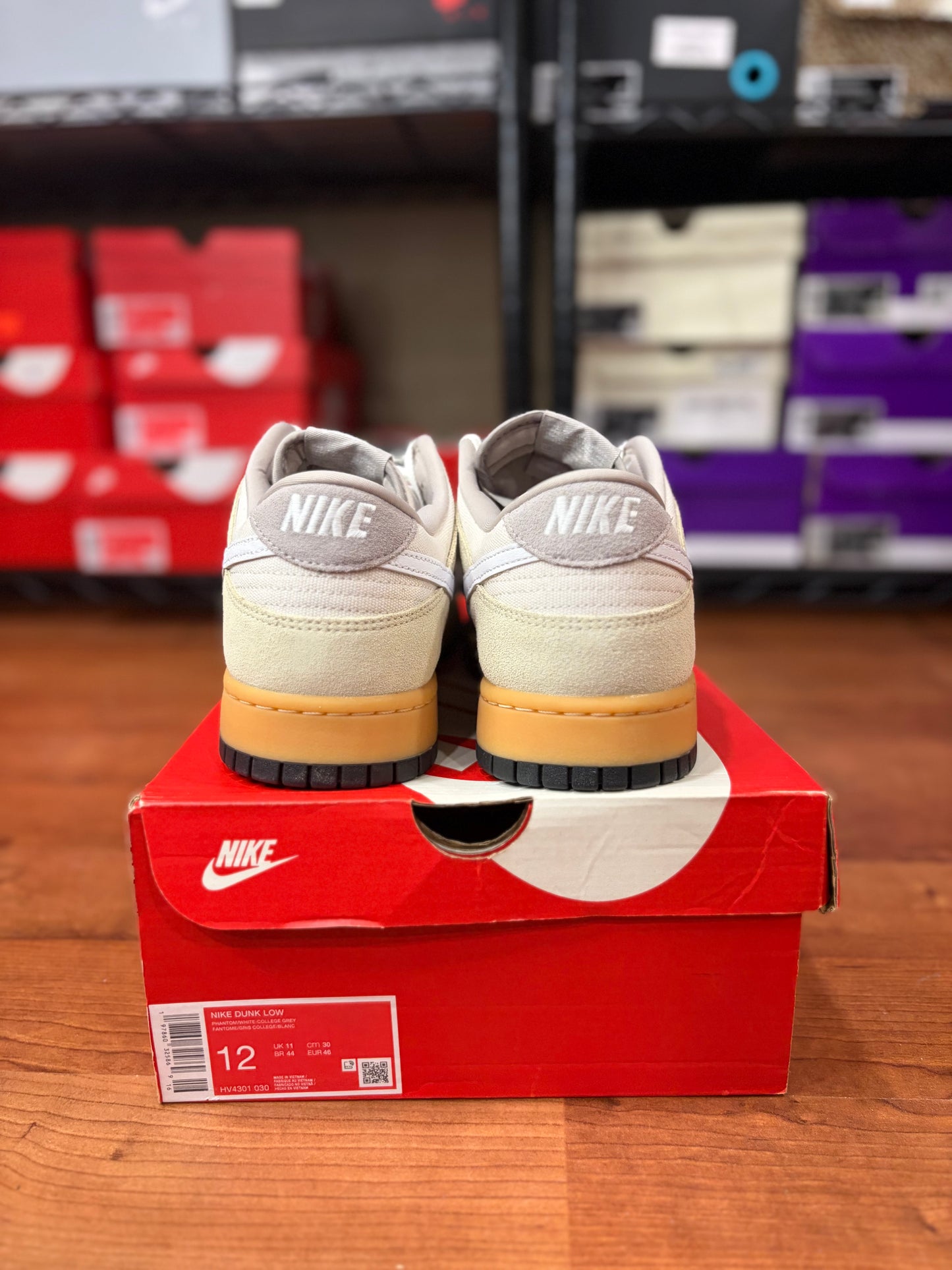 Nike Dunk Low Suede Canvas (Brand New - 12M)