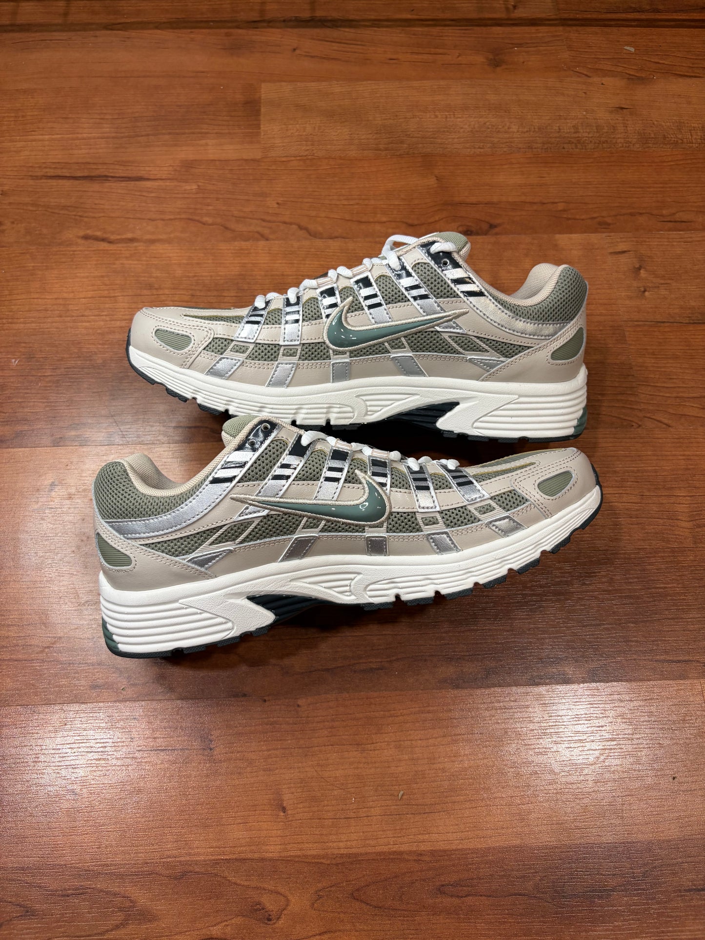 Nike P-6000 Clay Green Cream Silver (Brand New - 11.5M)