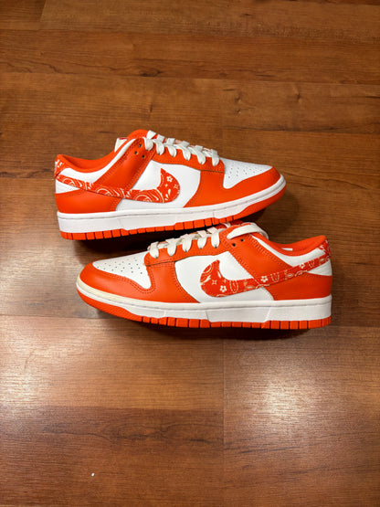 Nike Dunk Low Orange Paisley (Brand New - 8W/6.5Y)
