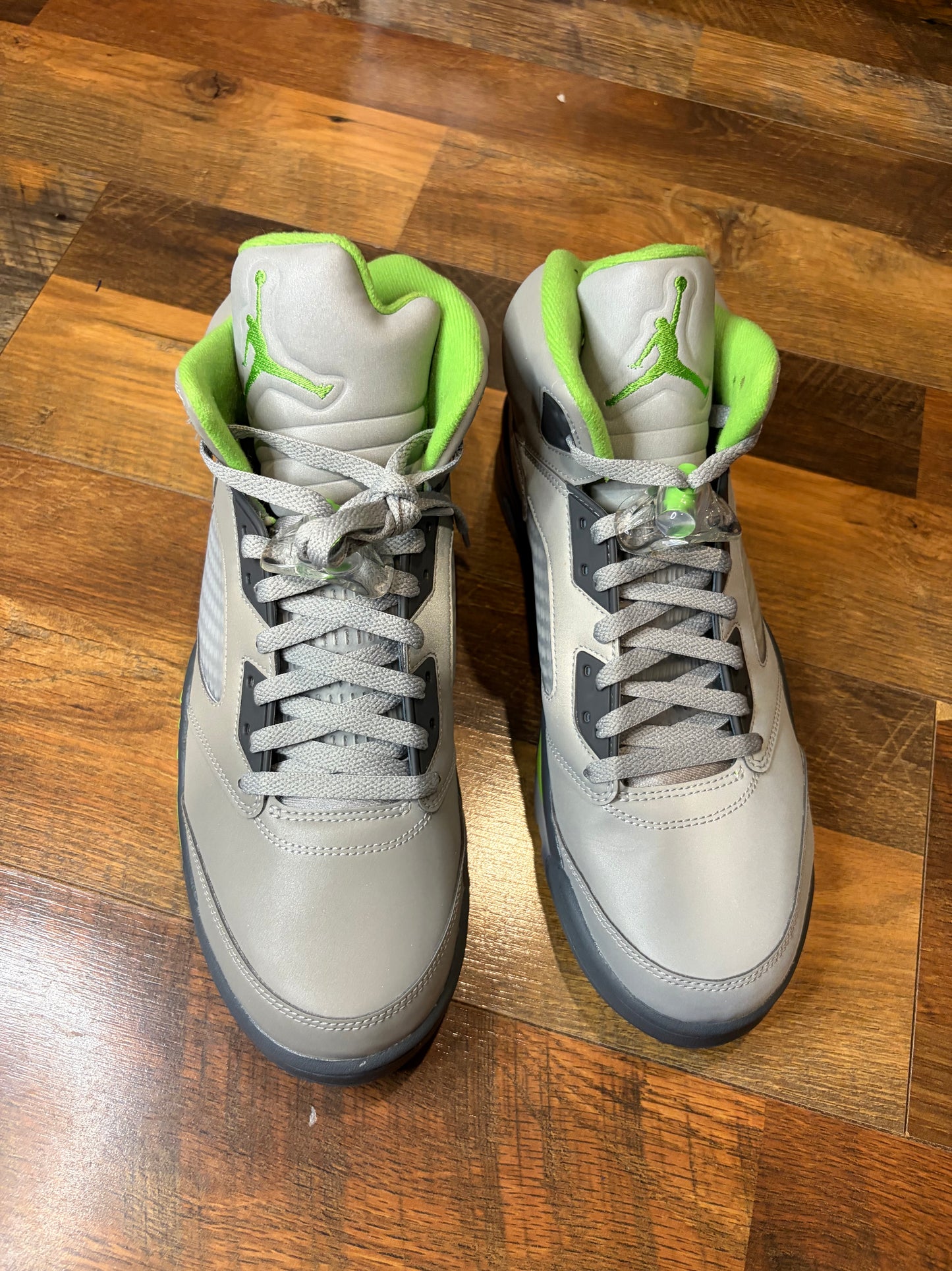Jordan Retro 5 Green Bean (Brand New Damaged Box)