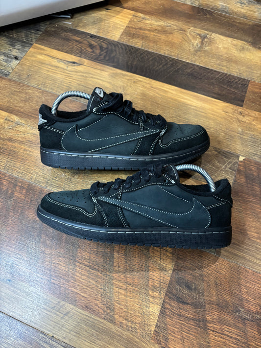 Jordan Retro 1 Low Travis Scott Black Phantom (Size 8 Mens)