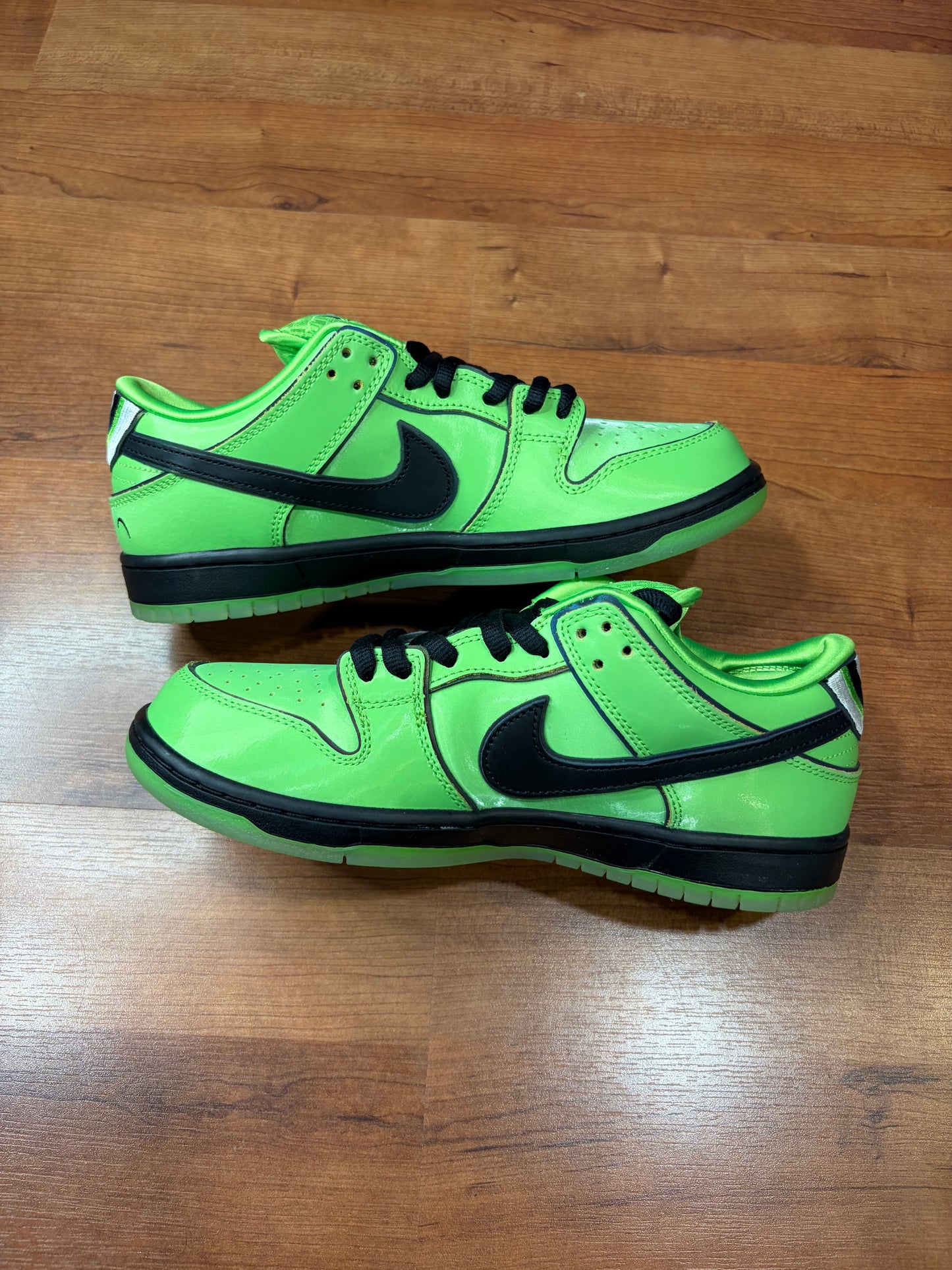 Nike Dunk Low SB Powerpuff Girl Buttercup (Brand New - 9M)