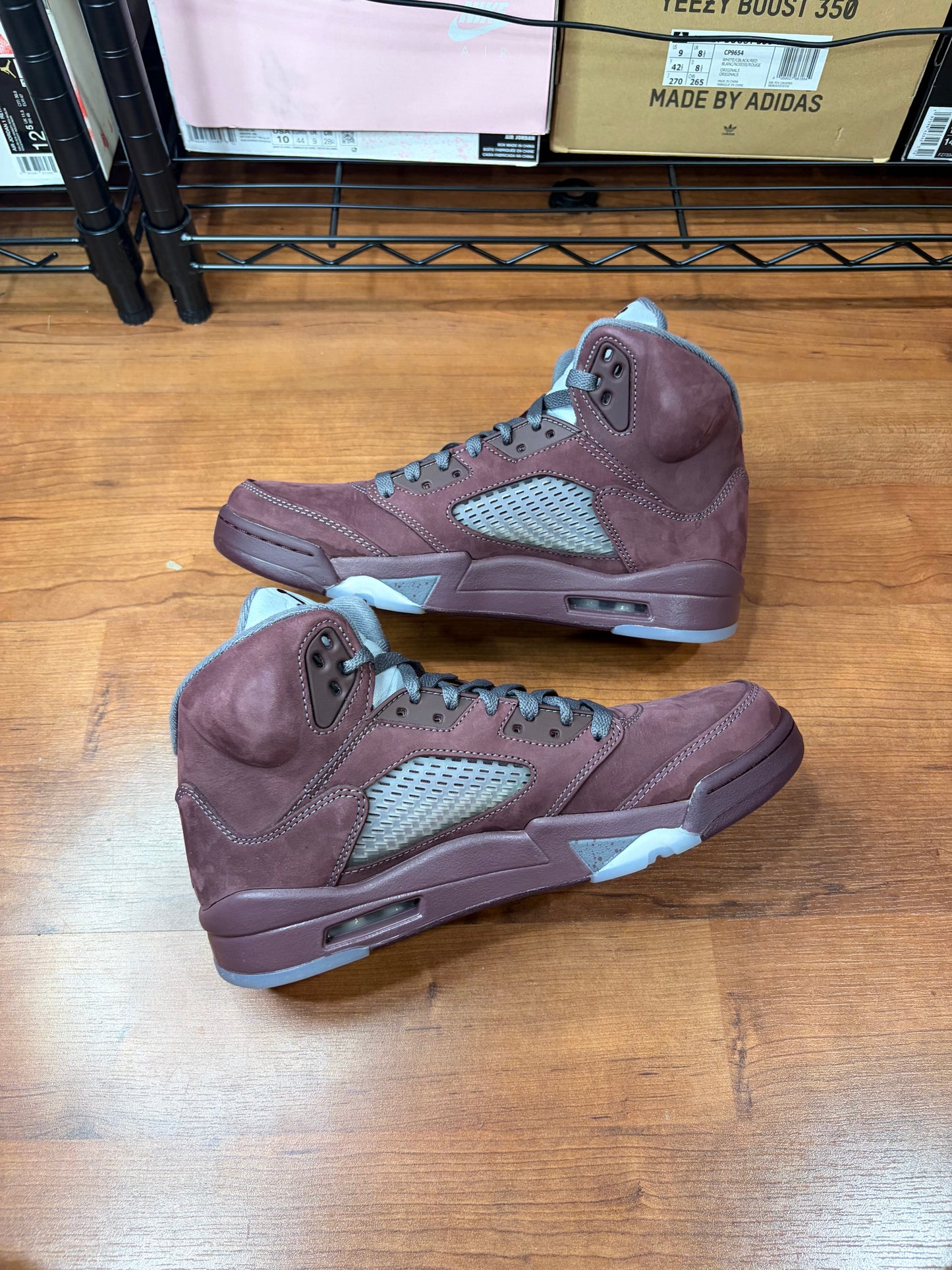 Jordan Retro 5 Burgundy (Size 9 Mens)